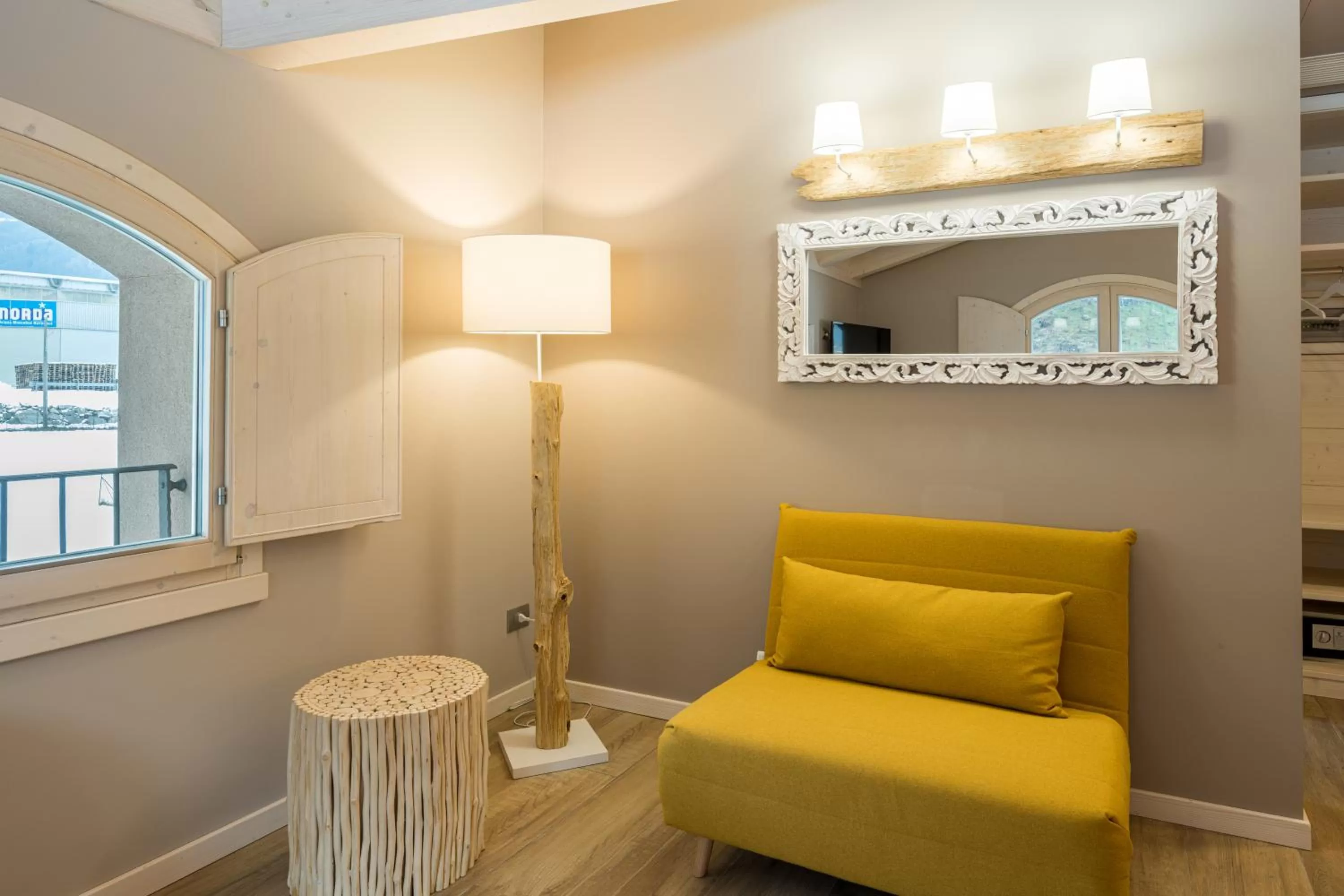 Bedroom in Bianco Hotel