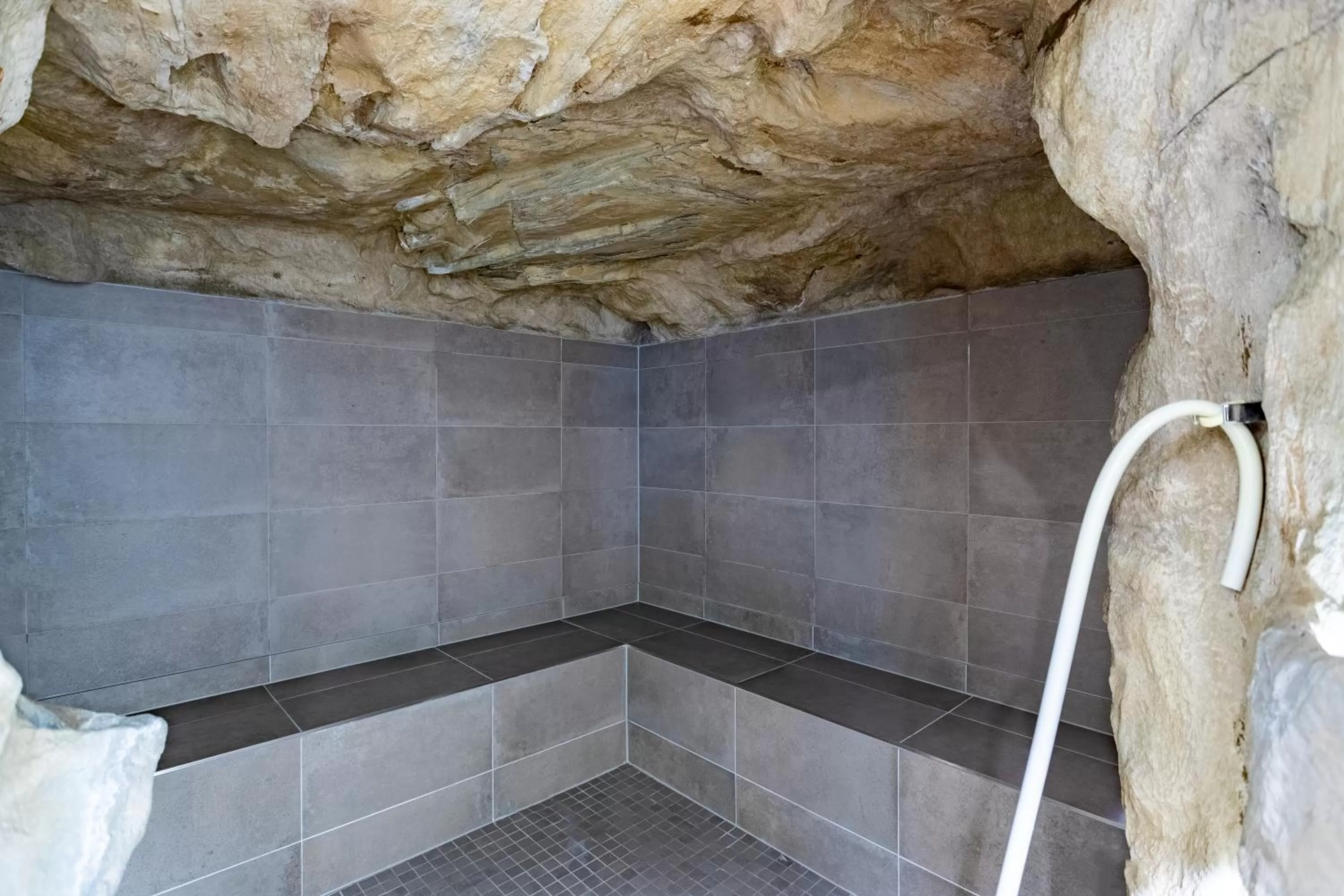 Steam room in Seehotel Fährhaus