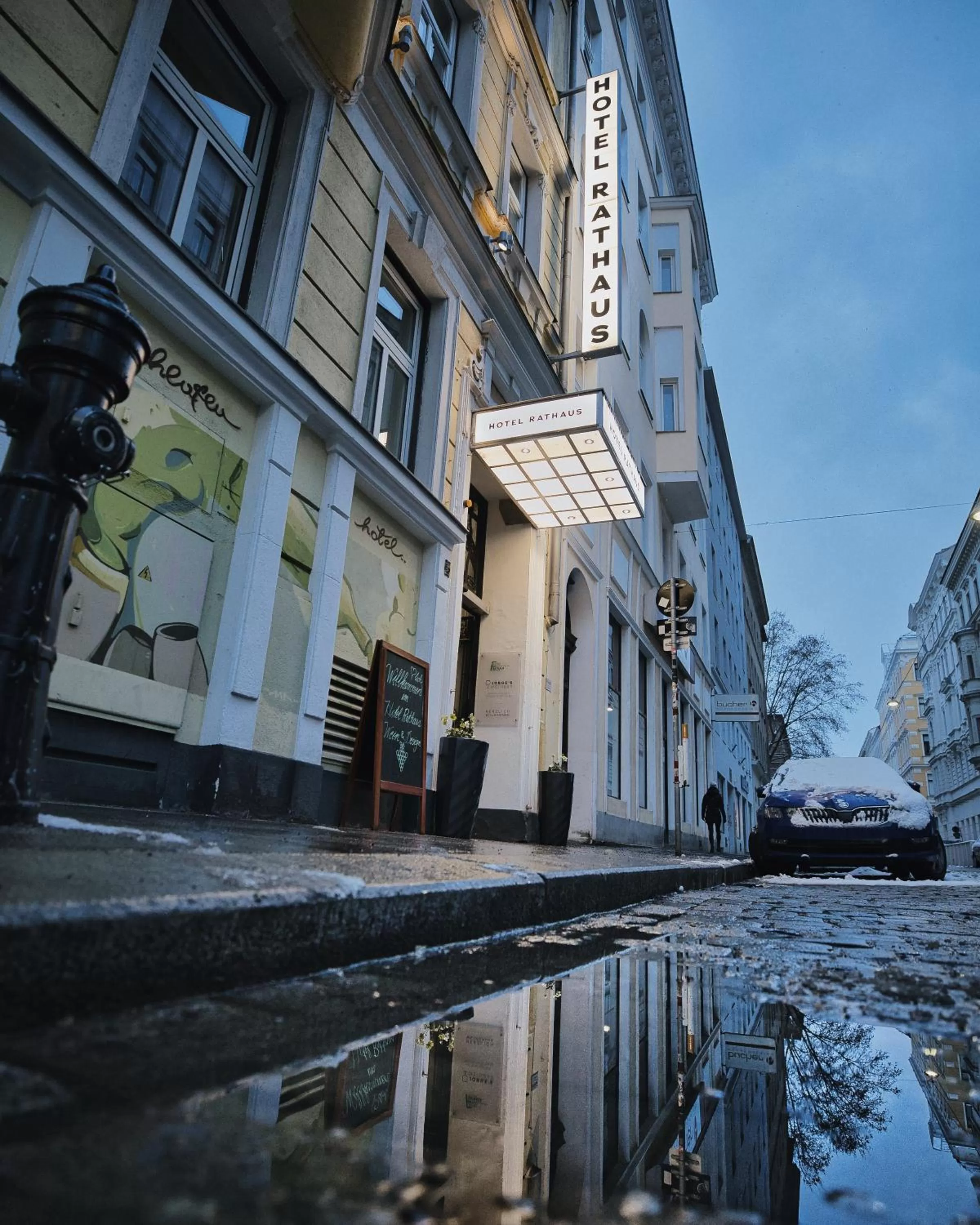 Property building in Hotel Rathaus - Wein & Design