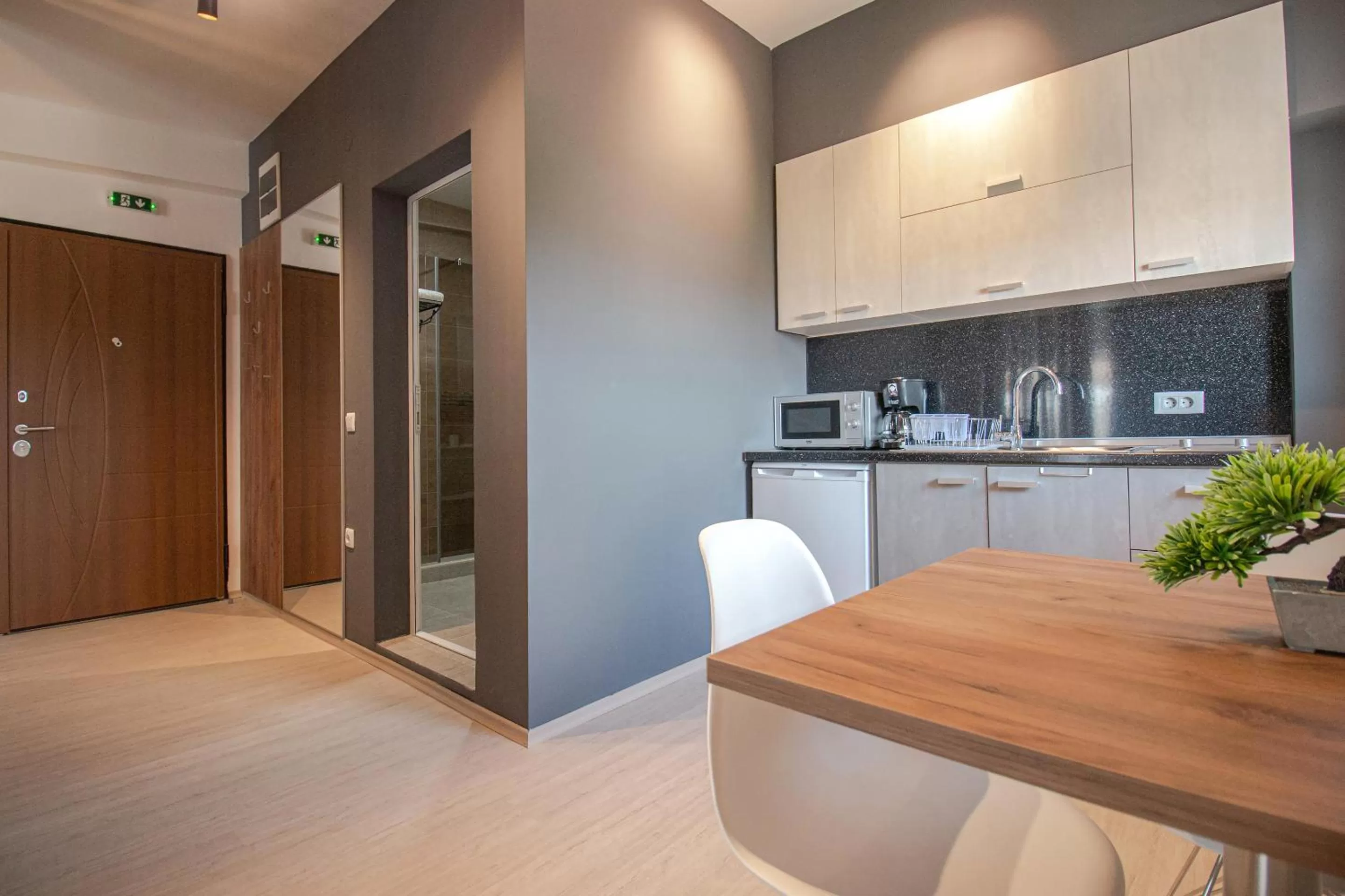 Kitchen or kitchenette in OASIS Apartments