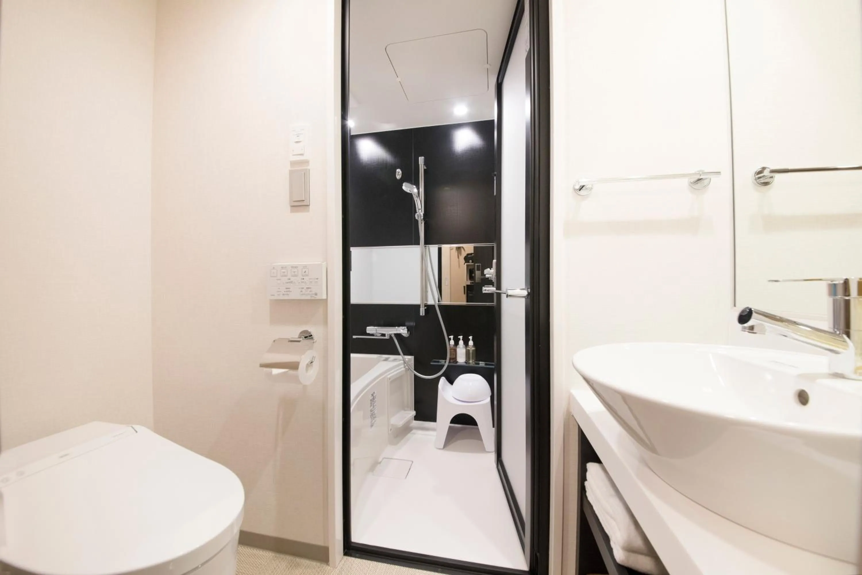 Bathroom in S-peria Inn Osaka Hommachi