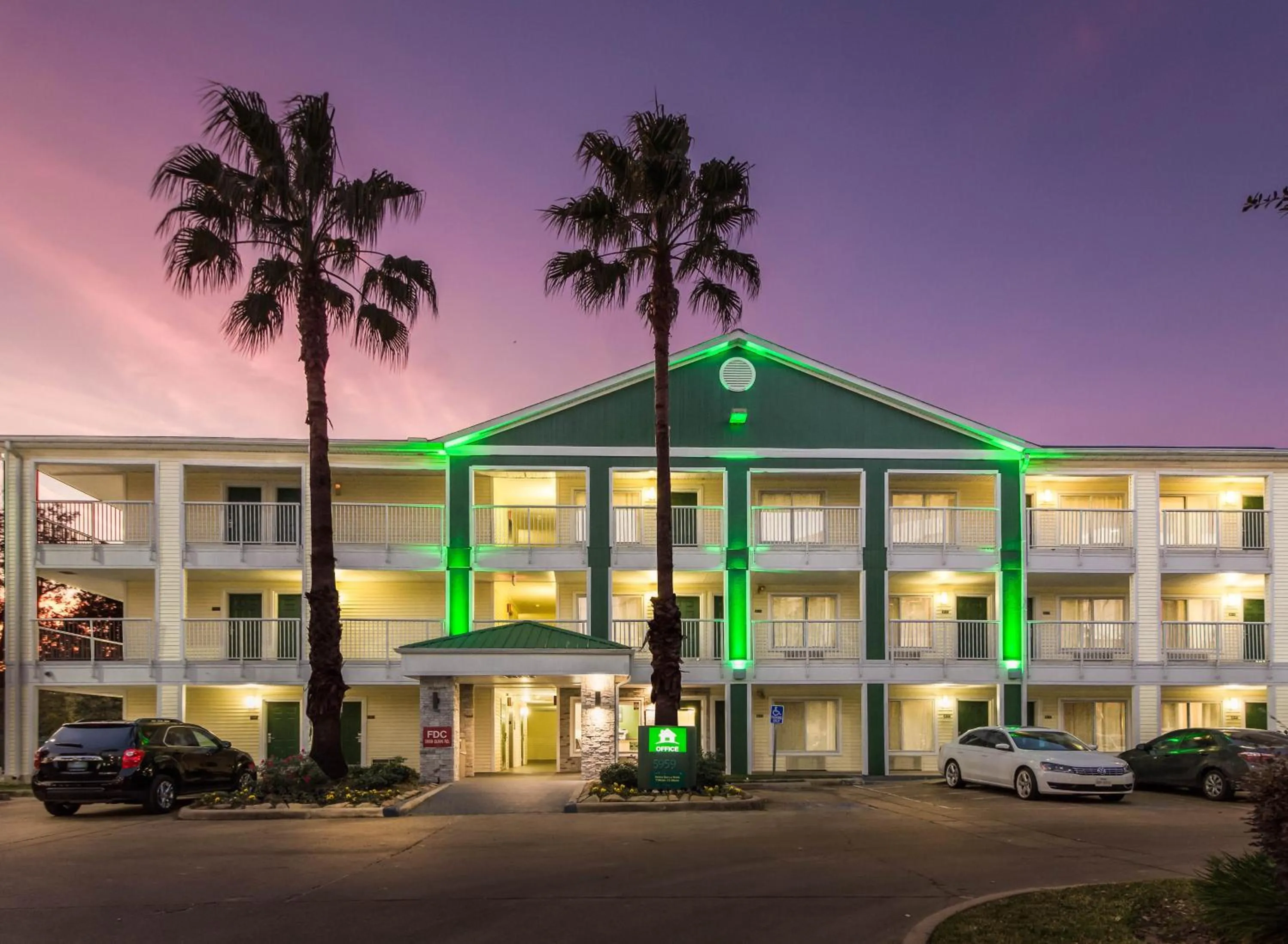 Property building in HomeTowne Studios by Red Roof Houston - Northwest