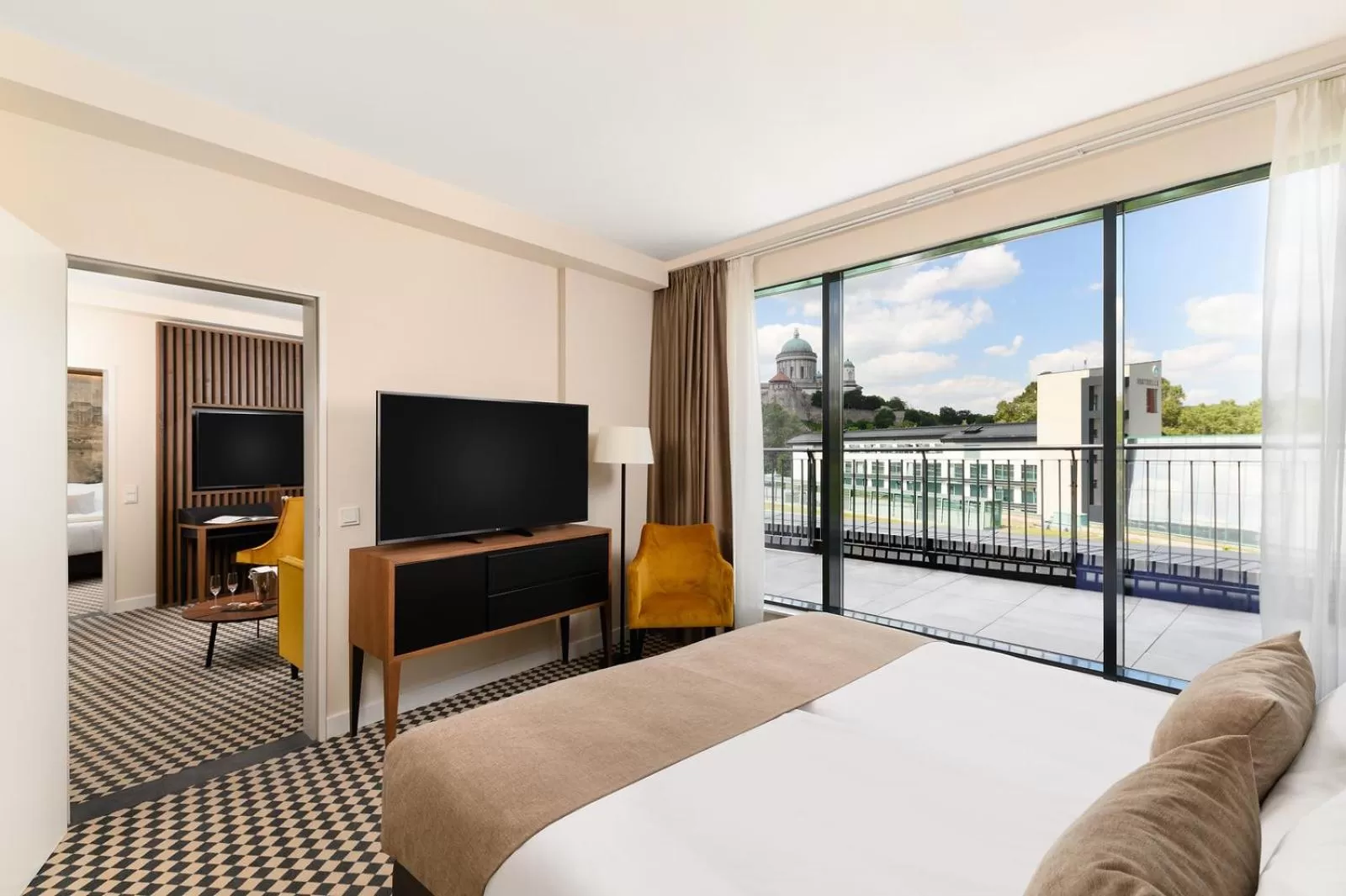 Balcony/Terrace in Grand Hotel Esztergom