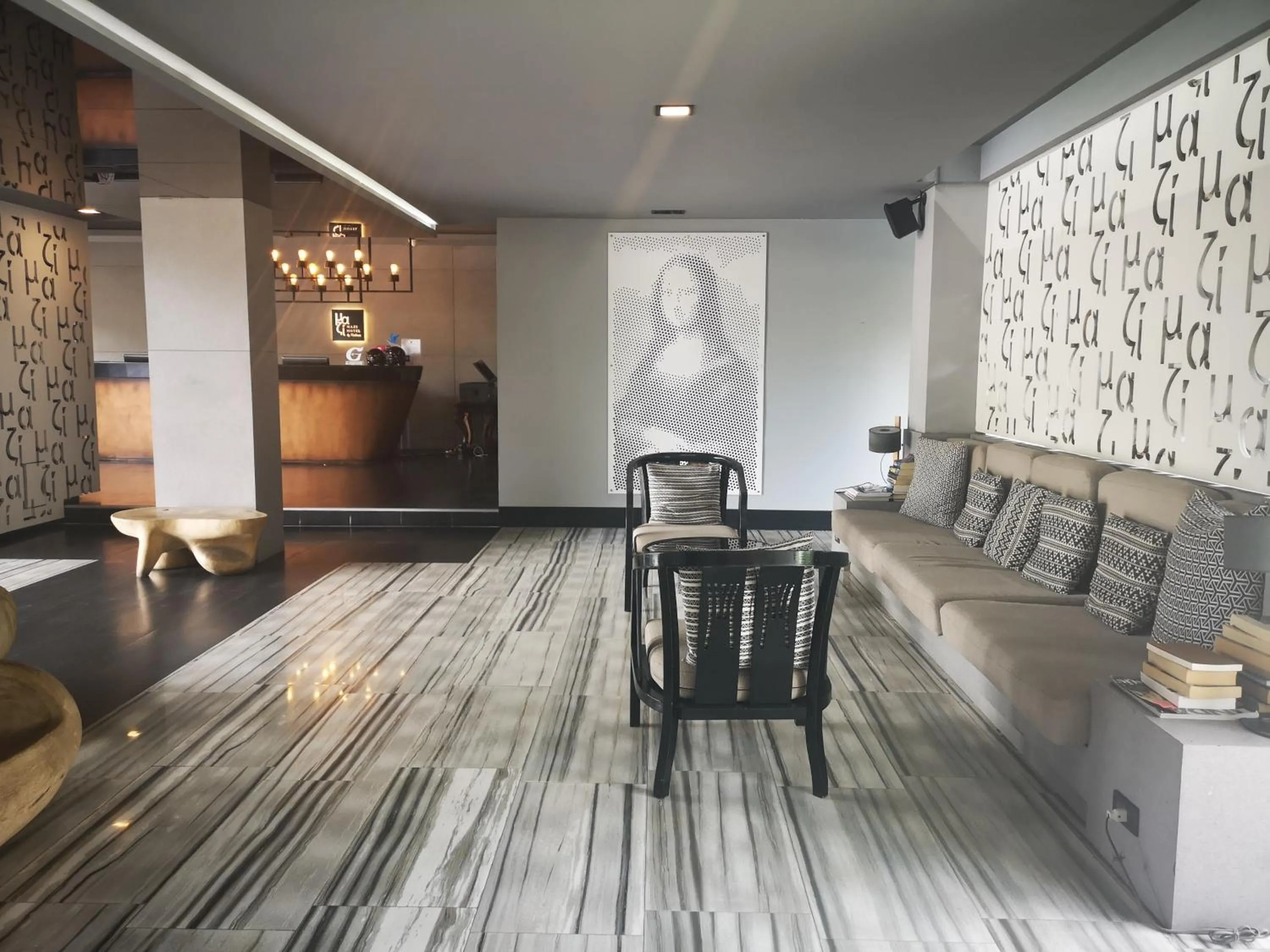 Lobby or reception in Mazi Design Hotel by Kalima