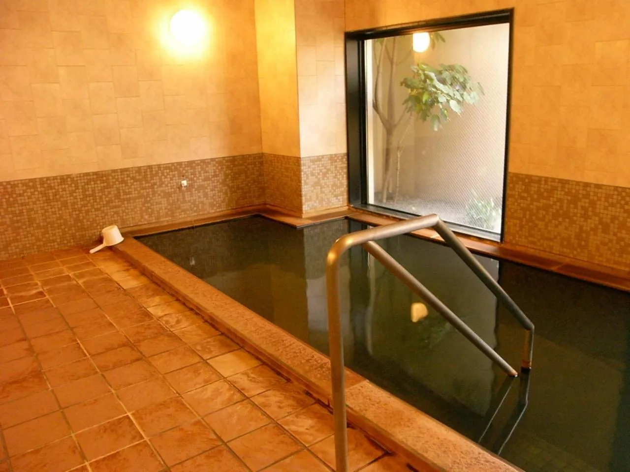 Hot Spring Bath in Hotel Route-Inn Aso Kumamoto Airport Ekimae