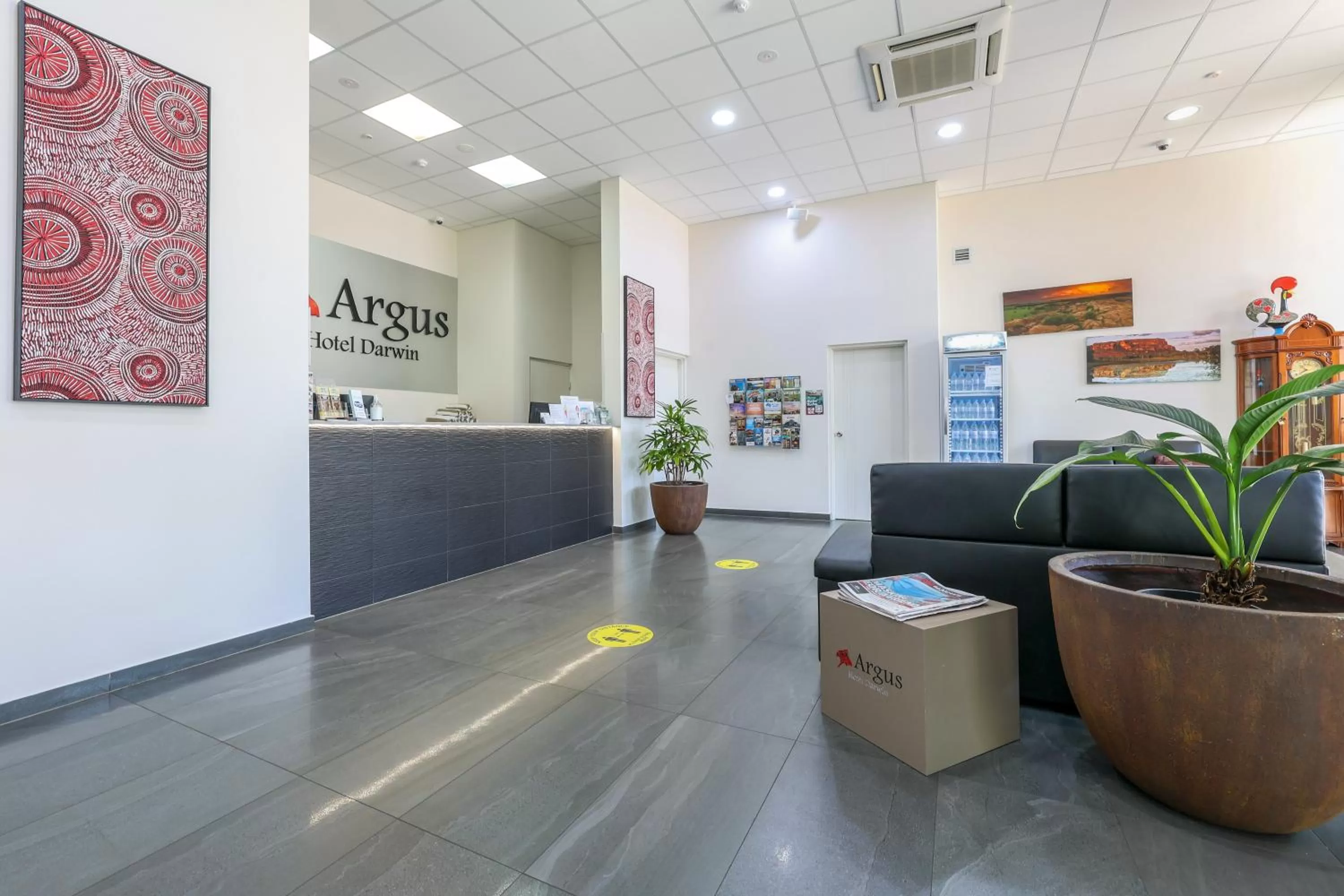Lobby or reception in Argus Hotel Darwin