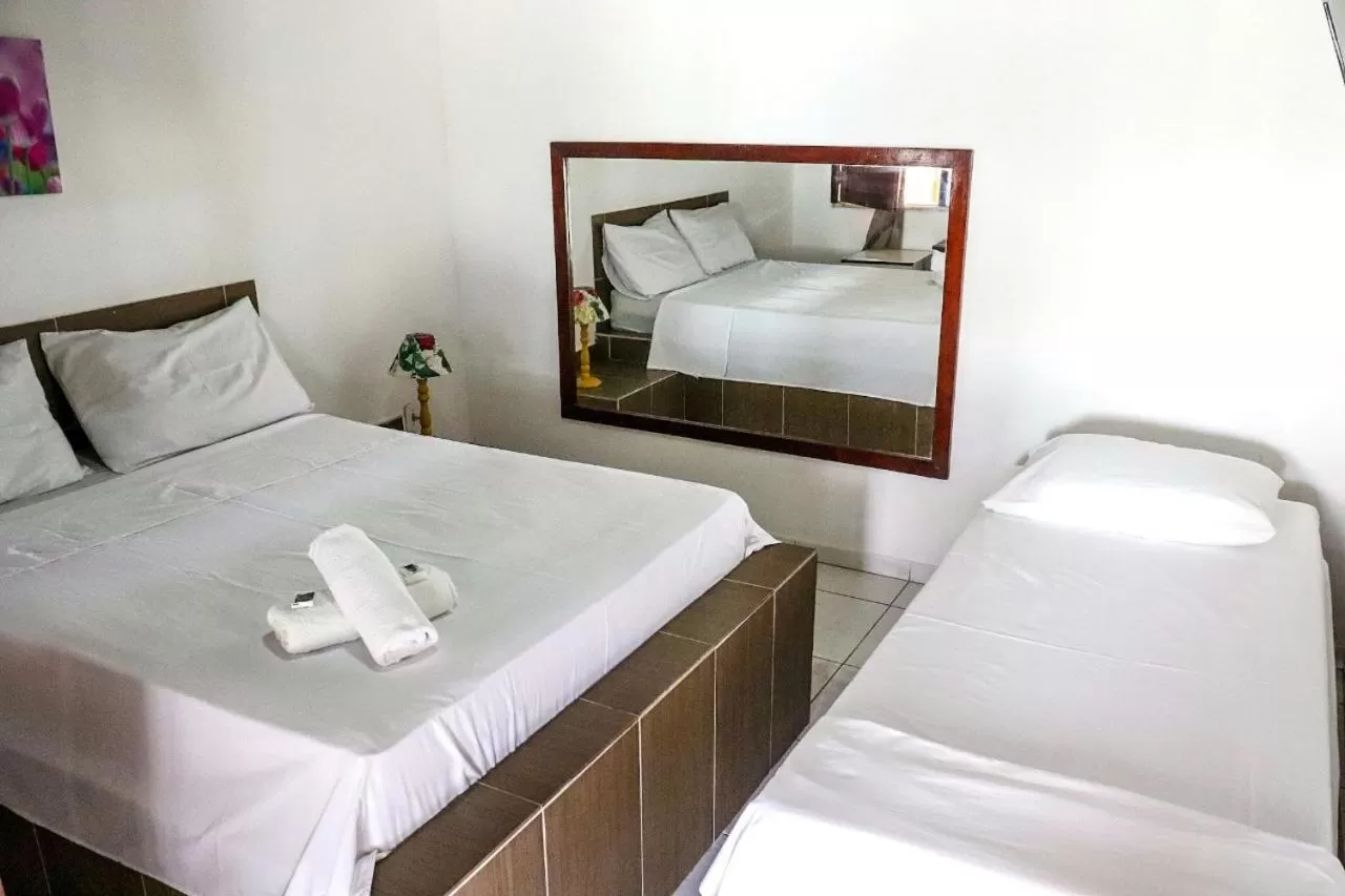 Bed in Cururupe Praia Hotel