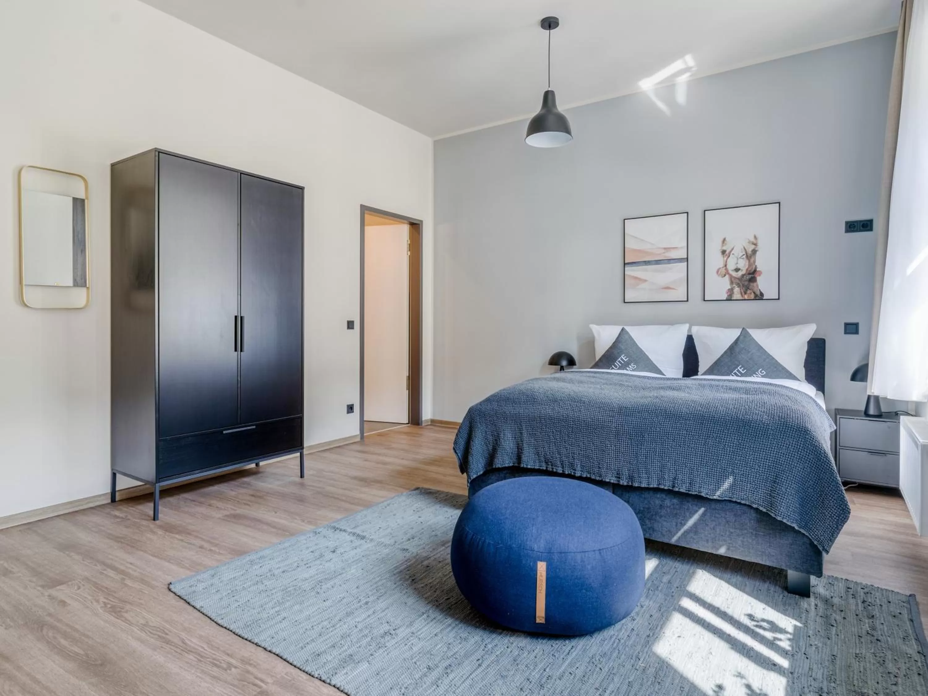 Bed in Limehome Leipzig Oelßner's Hof