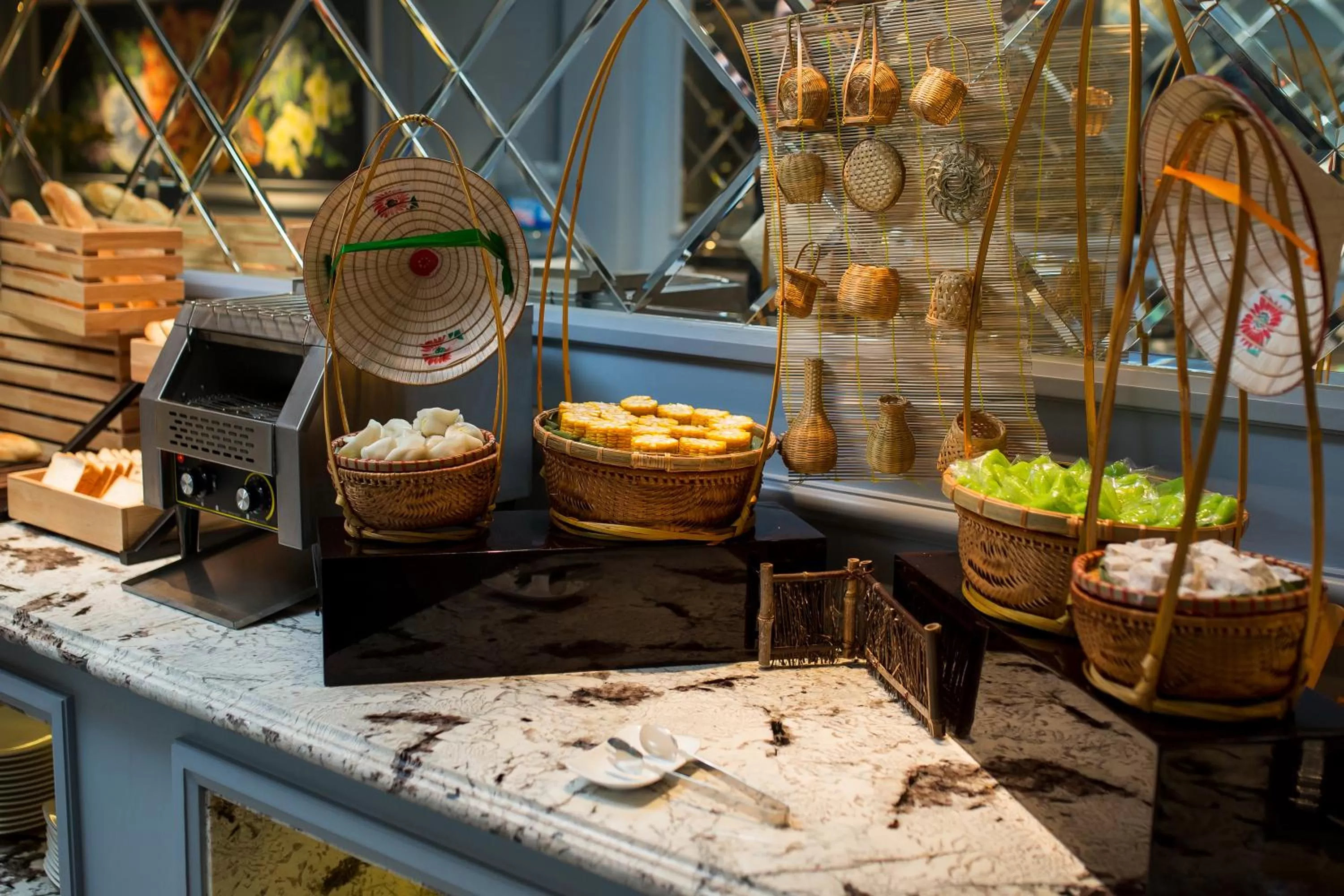 Buffet breakfast in Anatole Hotel Hanoi