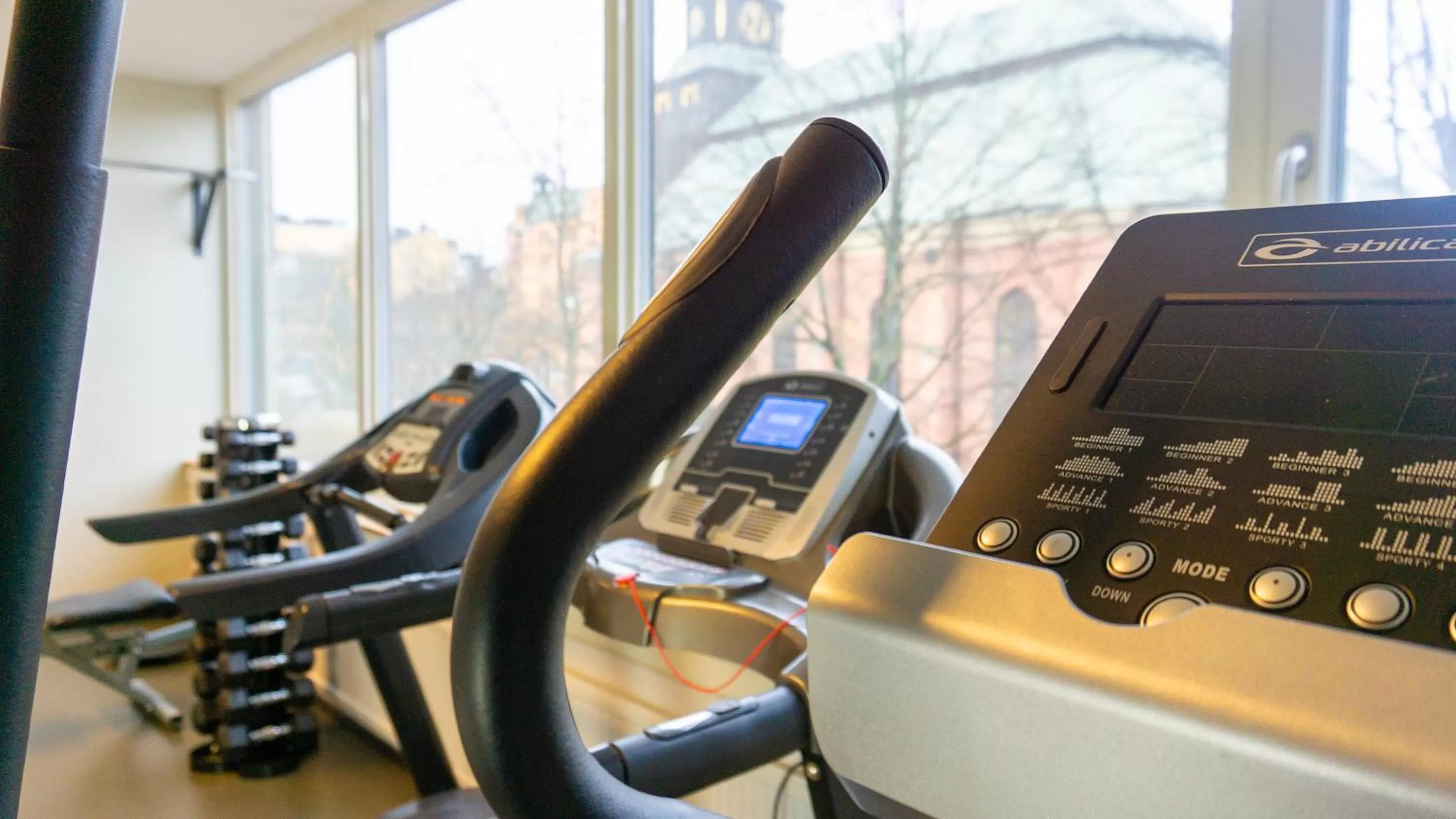 Fitness centre/facilities in First Hotel Central