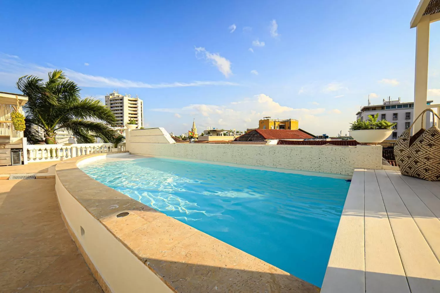 Swimming pool in Casa Diluca Cartagena Hotel Boutique