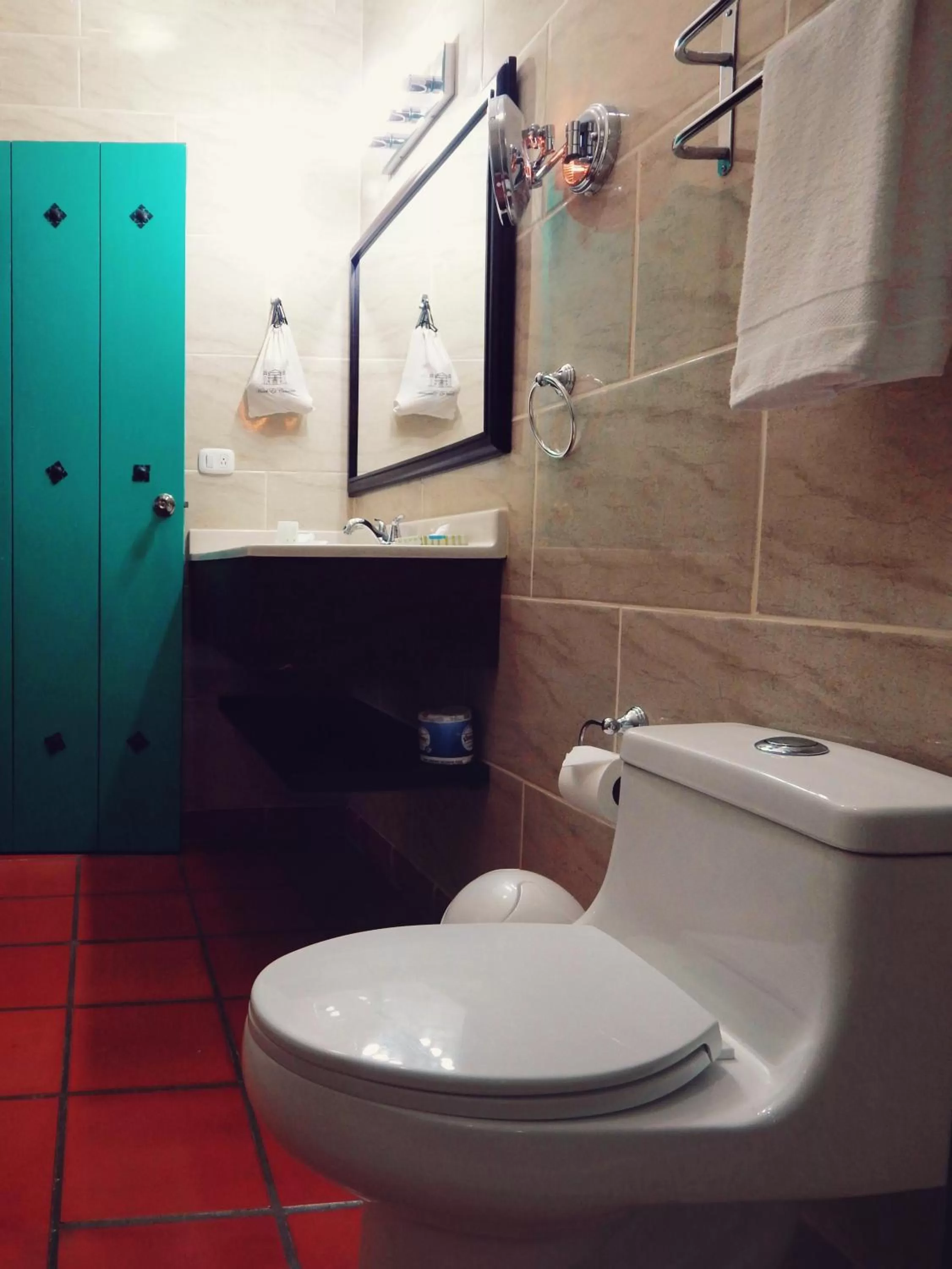 Bathroom in Hotel El Convento Leon Nicaragua