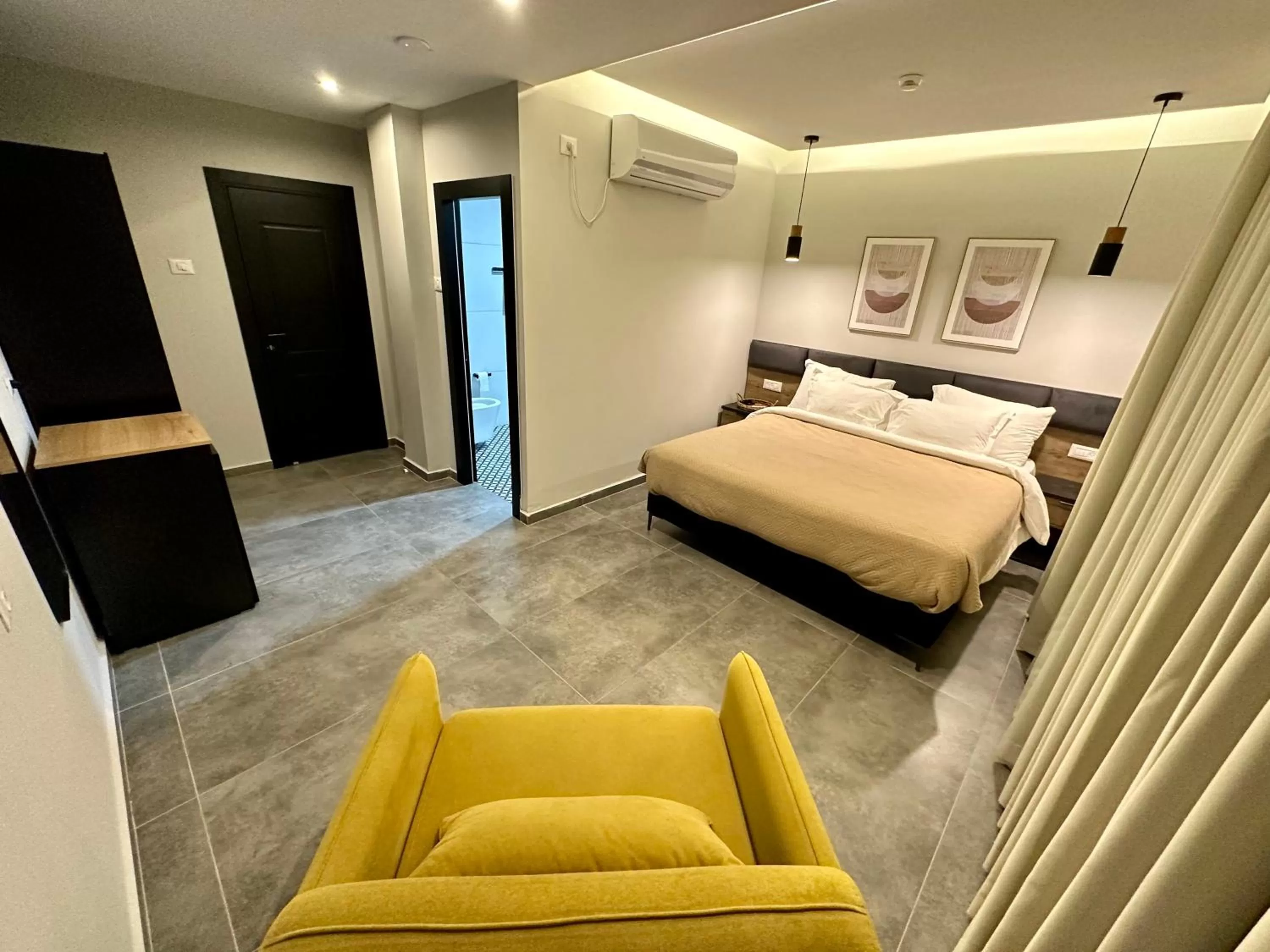 Living room, Bed in בוטיק רפאל Boutique Rafael