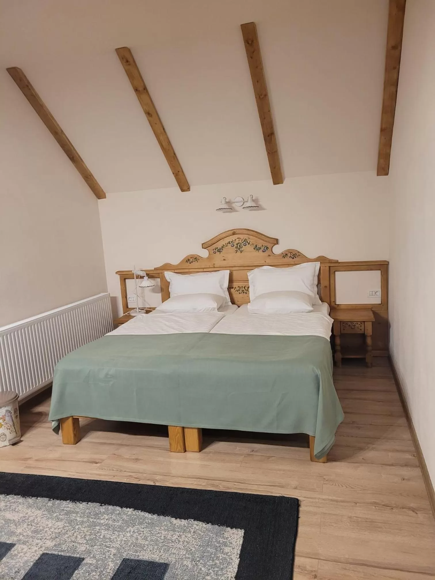 Bed in Hotel Bielmann