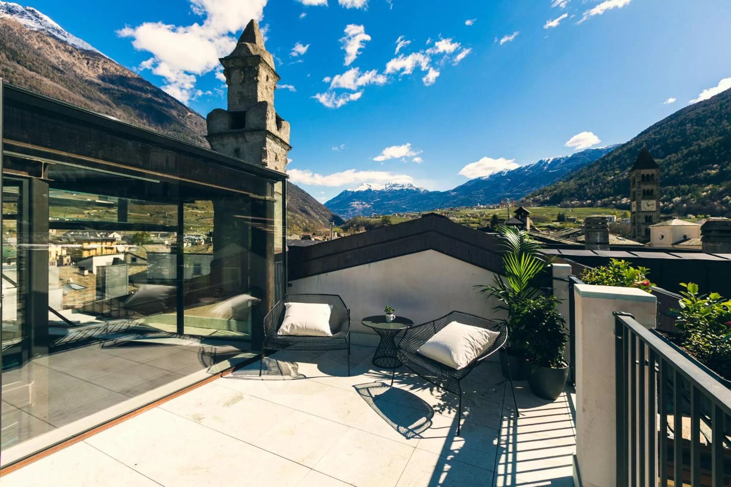 Balcony/Terrace in DOMUS CAVOUR Rooms&Suites