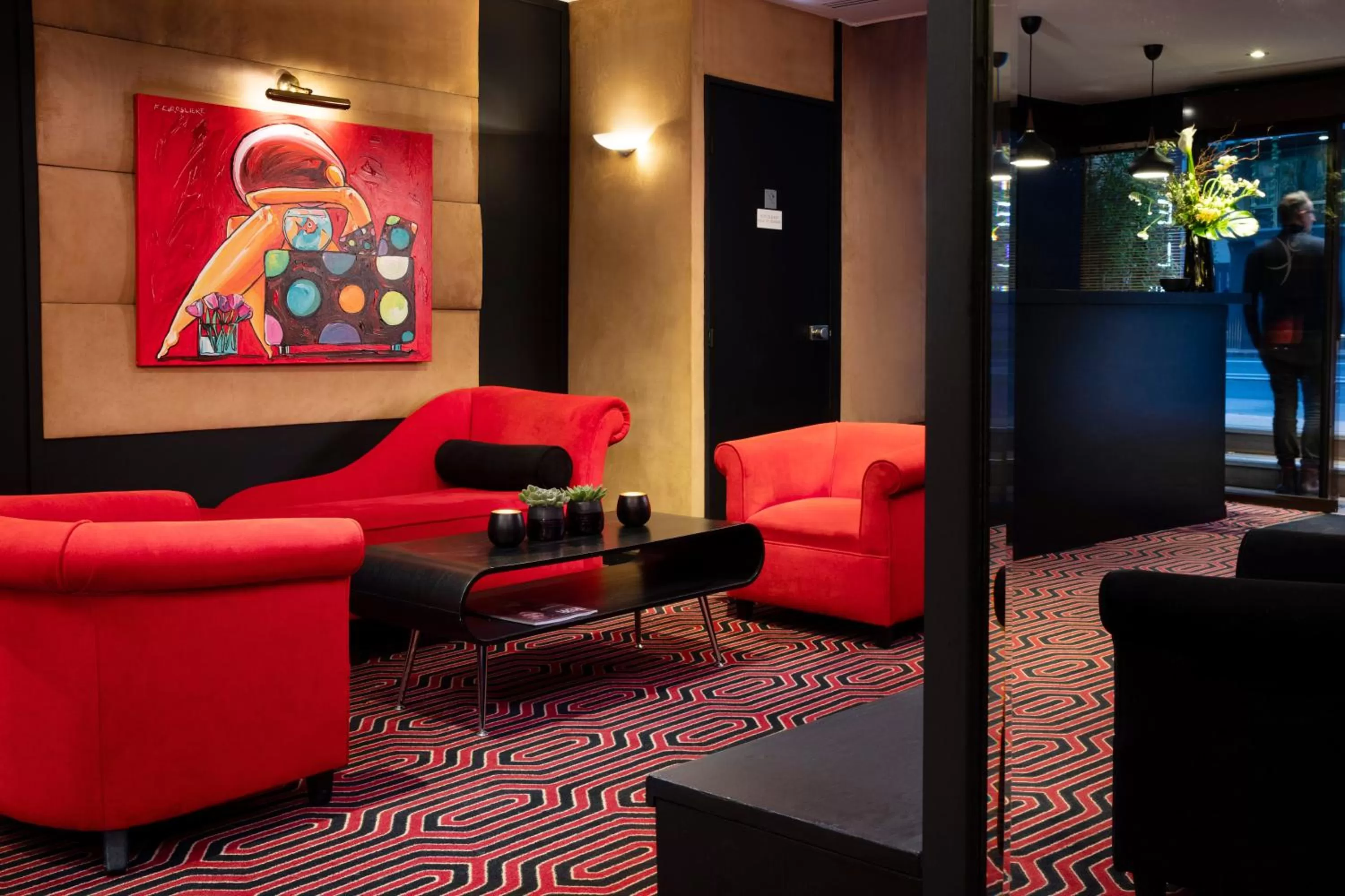 Living room in Paris Bastille