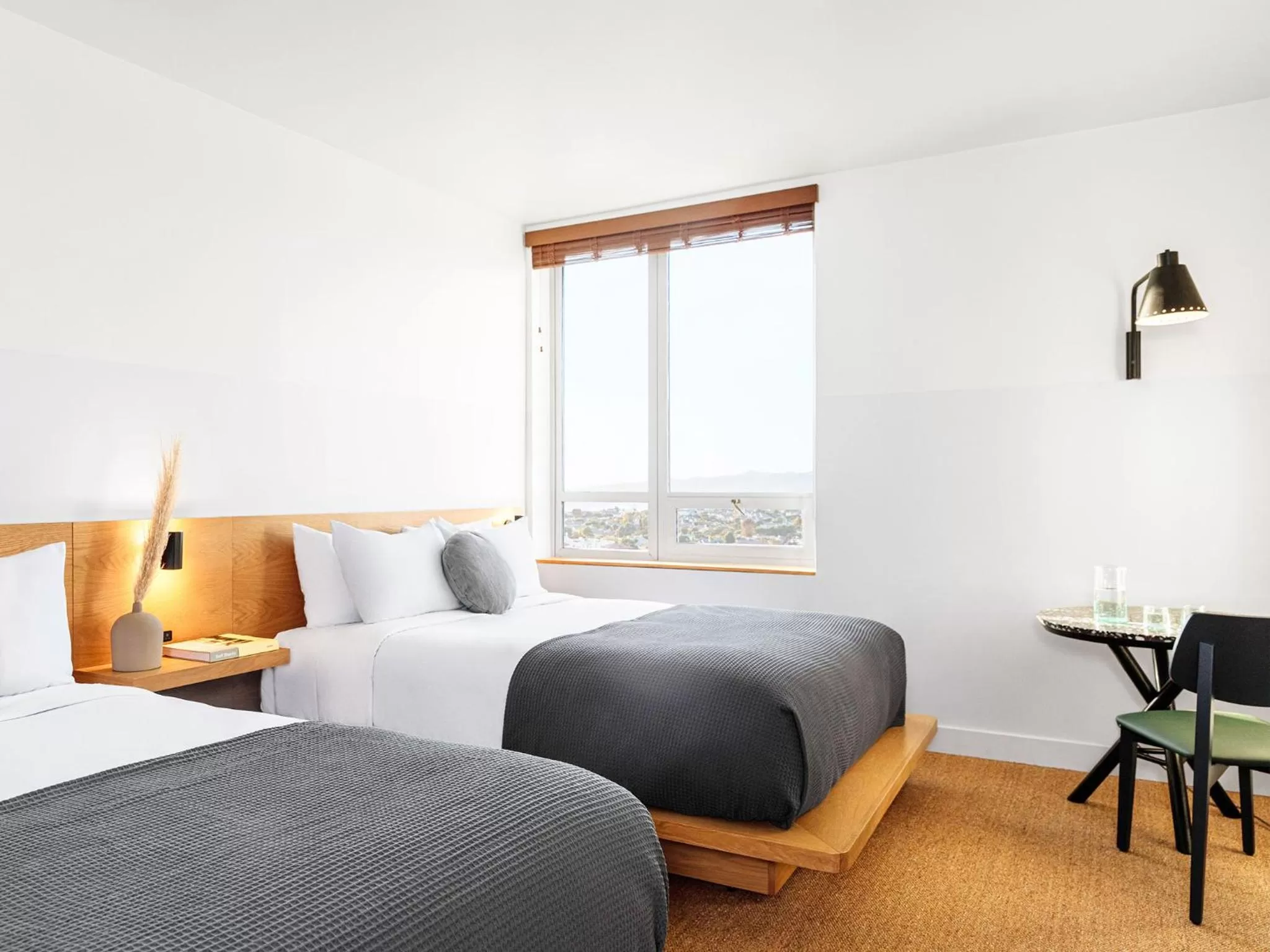 Bed in Hotel June West LA, a Member of Design Hotels
