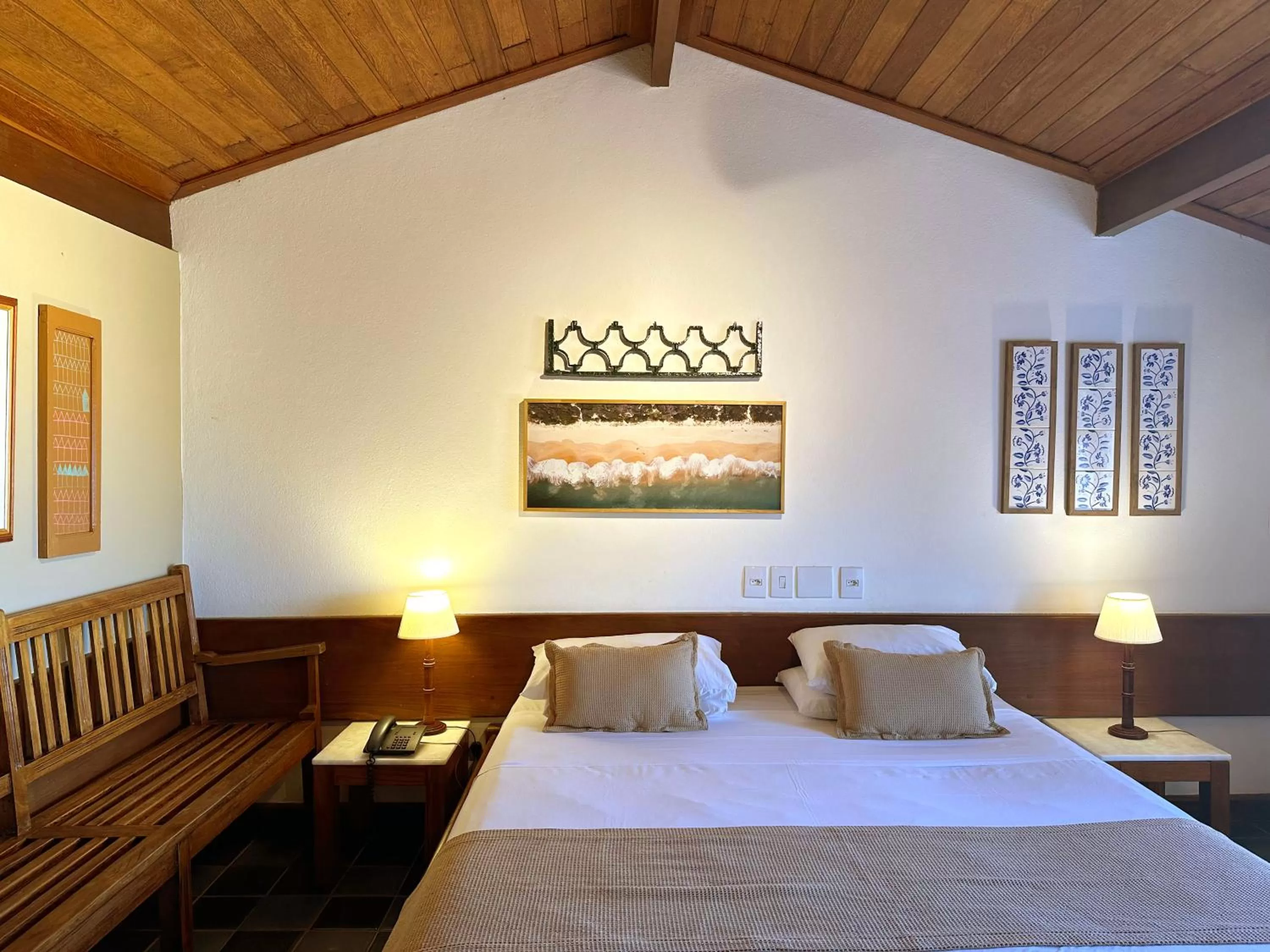 Bed in Hotel Catharina Paraguaçu