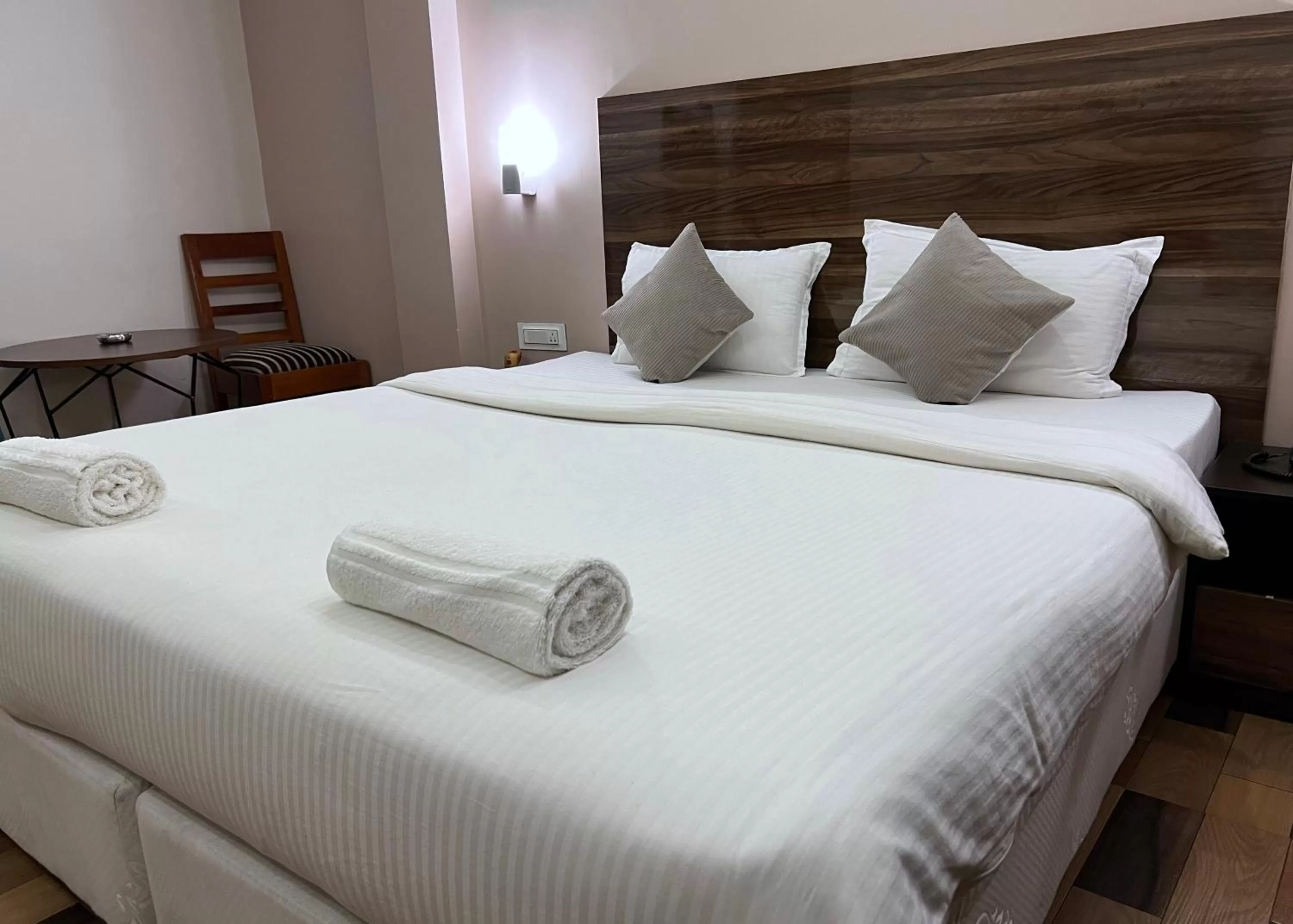 Bed in The Phoenix Residency