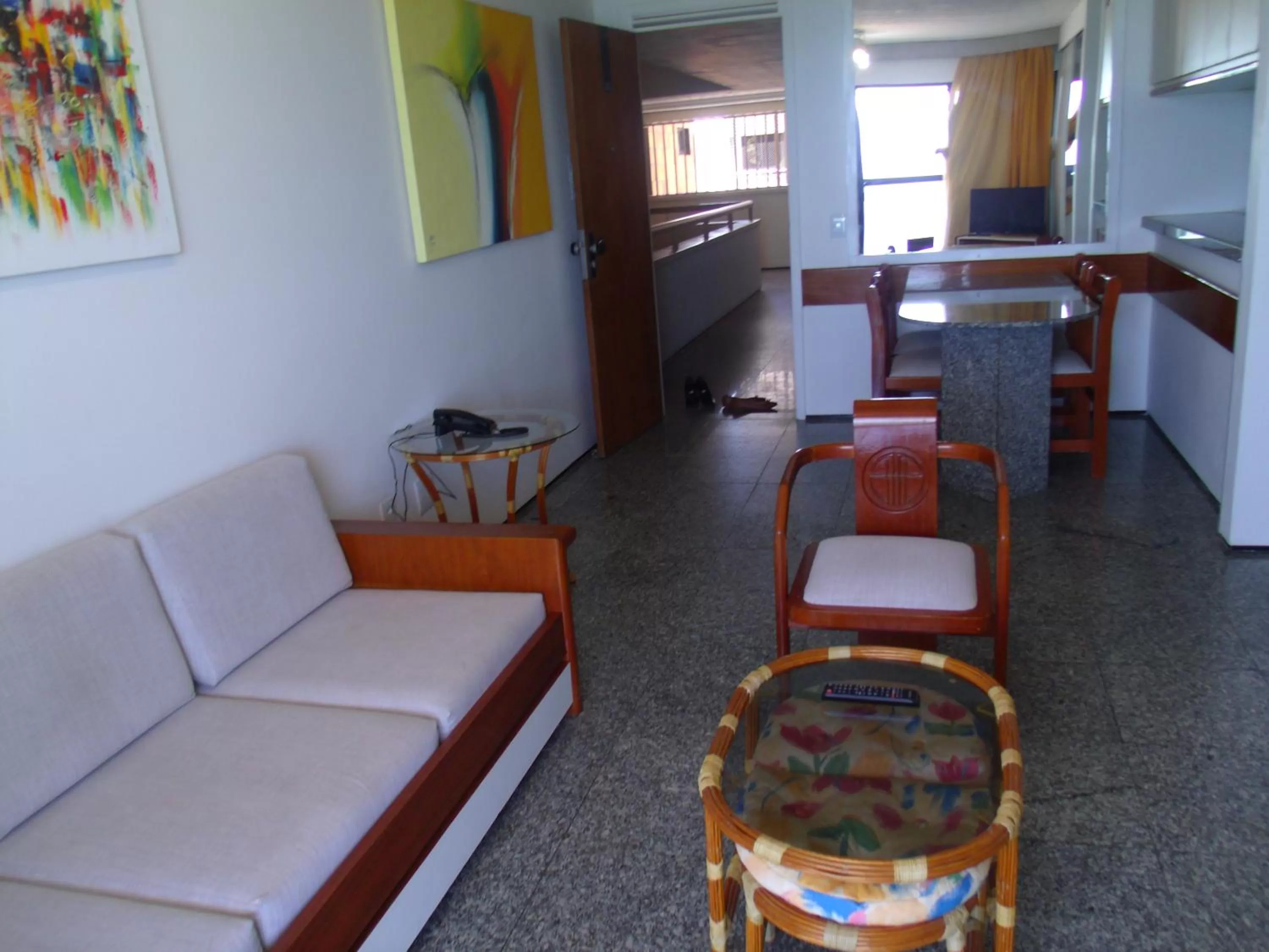 Living room in Iracema Residence Hotel Flat