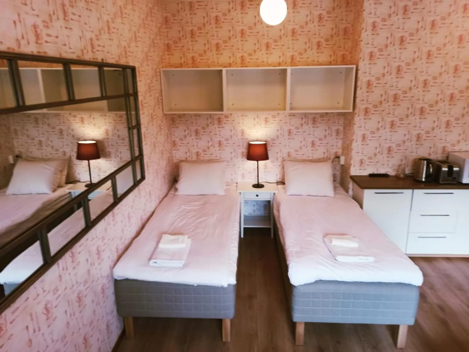 Bed in Hotelli Uninen Tampere