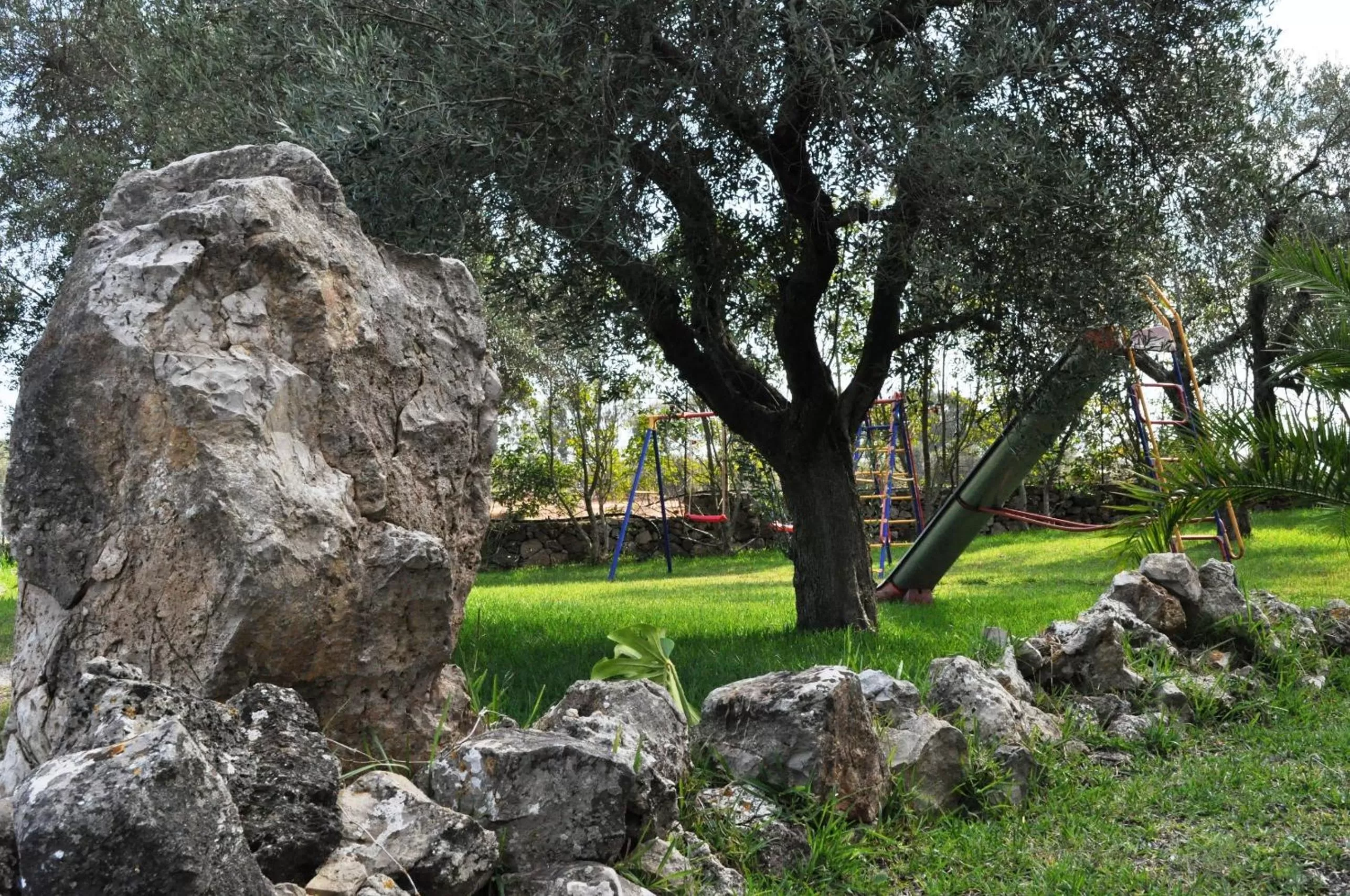 Children play ground, Garden in Grikò Country Hotel