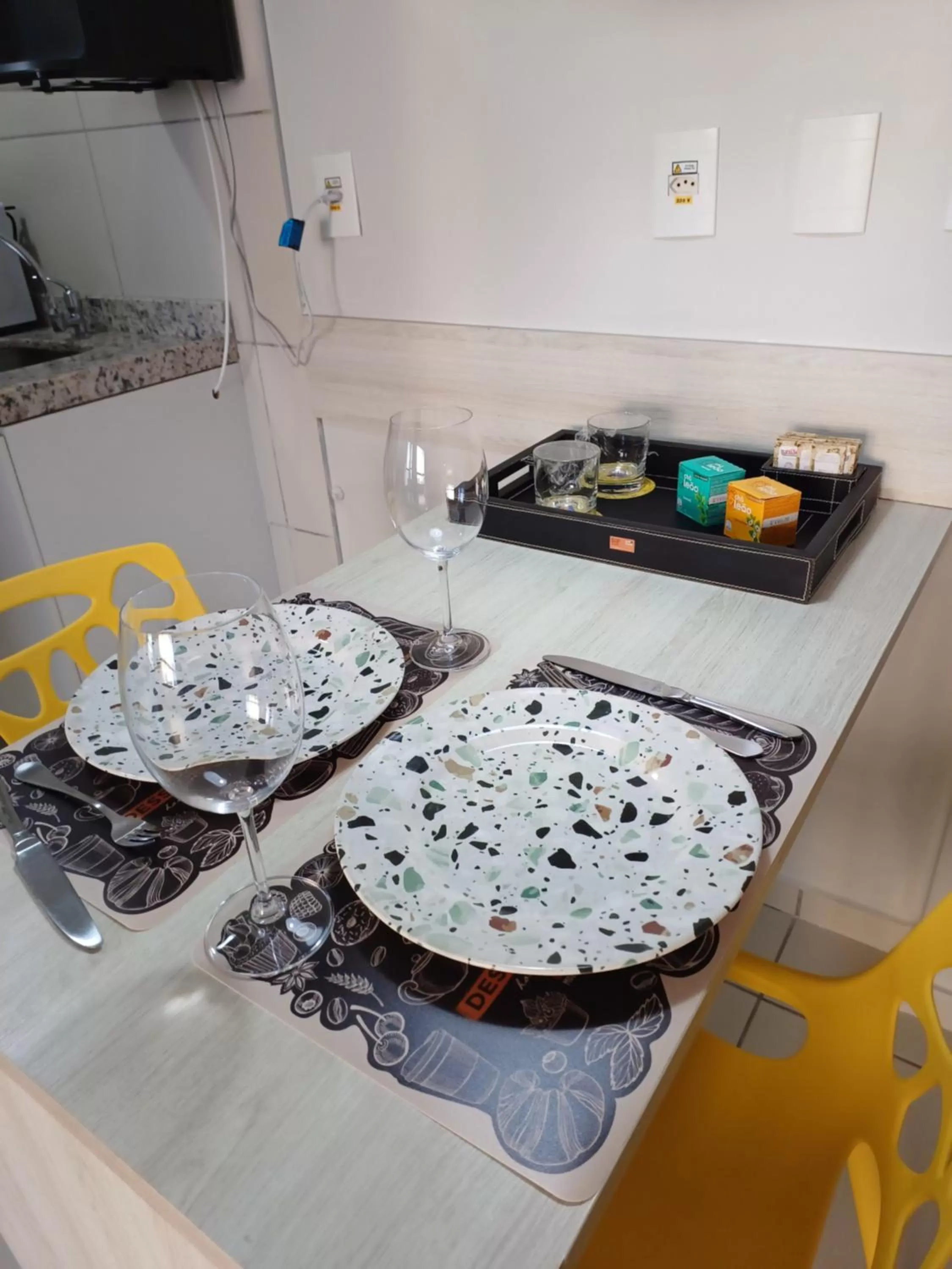 Dining area in Ponta Negra Flat Confort 18 Andar