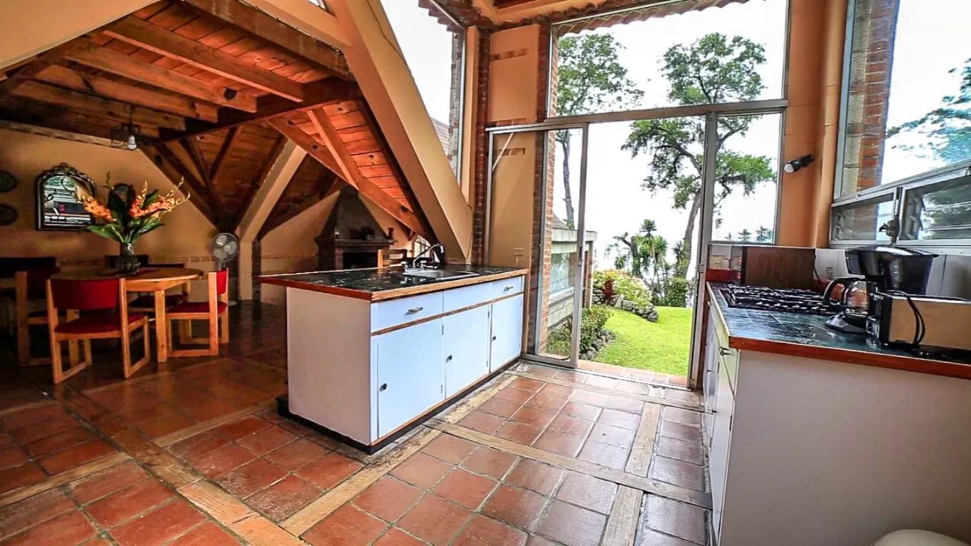 Kitchen or kitchenette in Hotel San Buenaventura de Atitlán