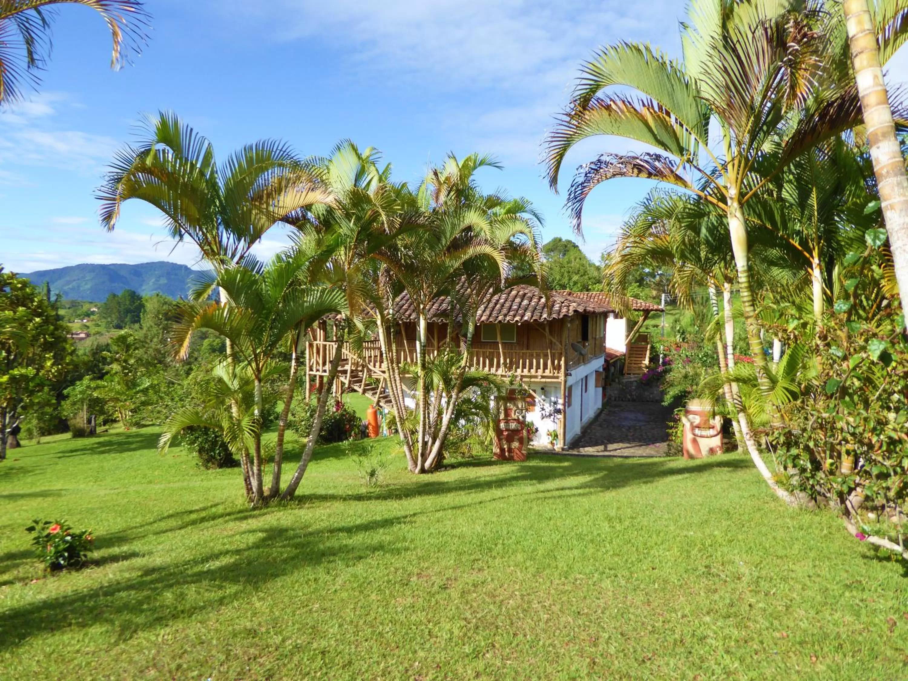 Lobby or reception in Finca El Cielo