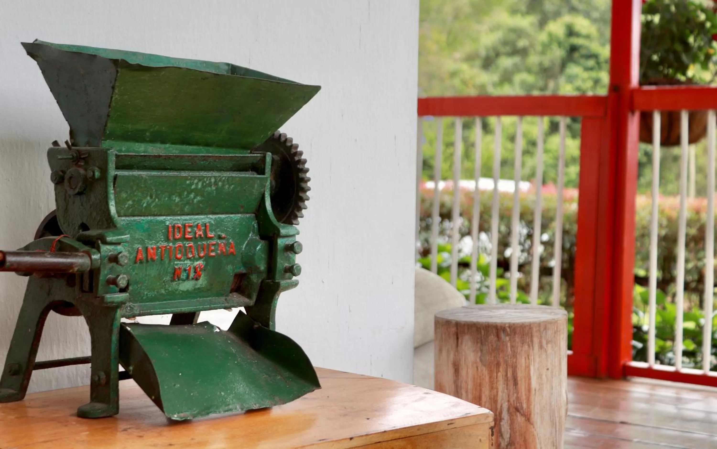 Decorative detail in La Cabaña Ecohotel - Valle del Cocora