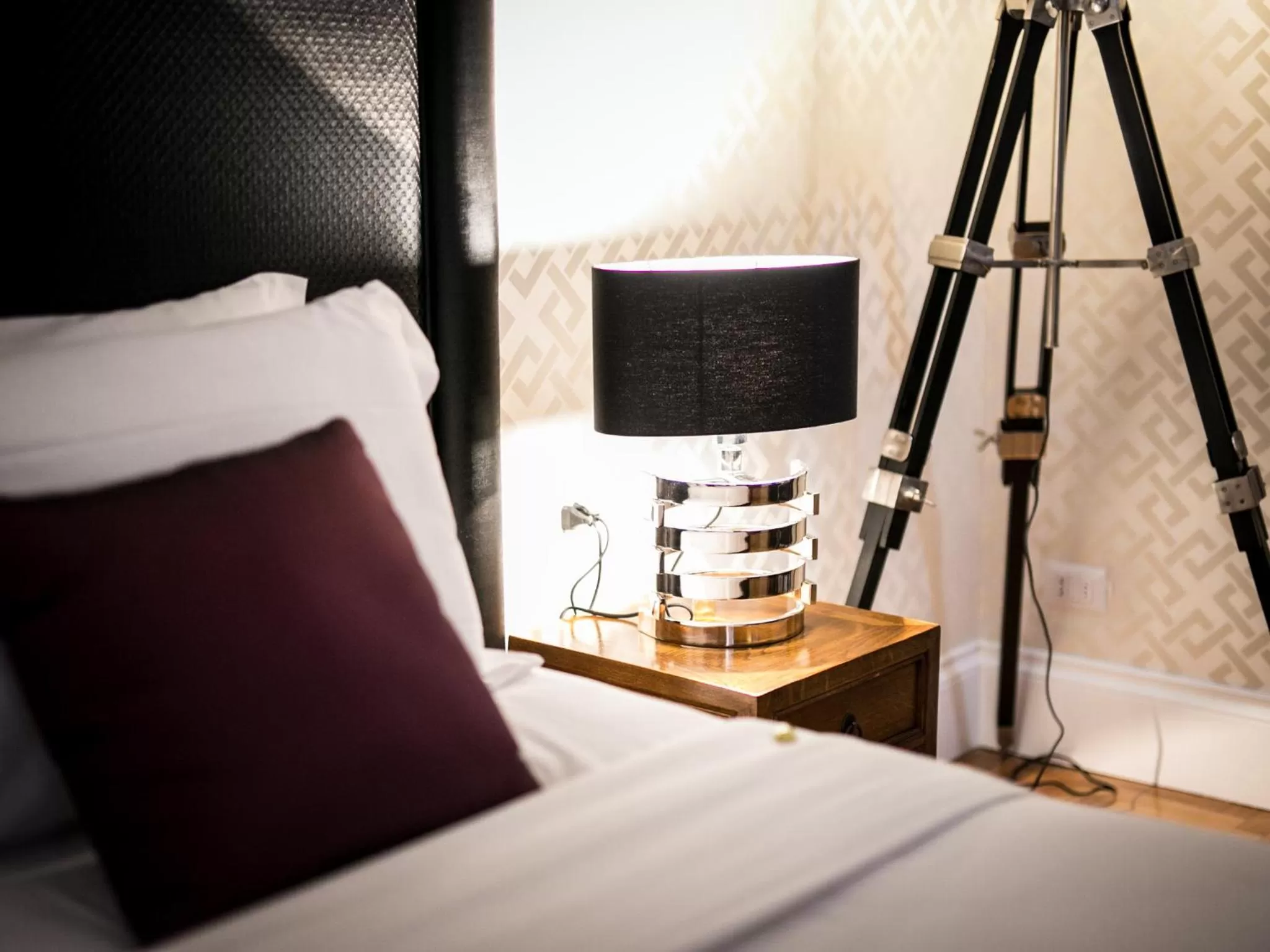 Decorative detail, Bed in Minerva Relais