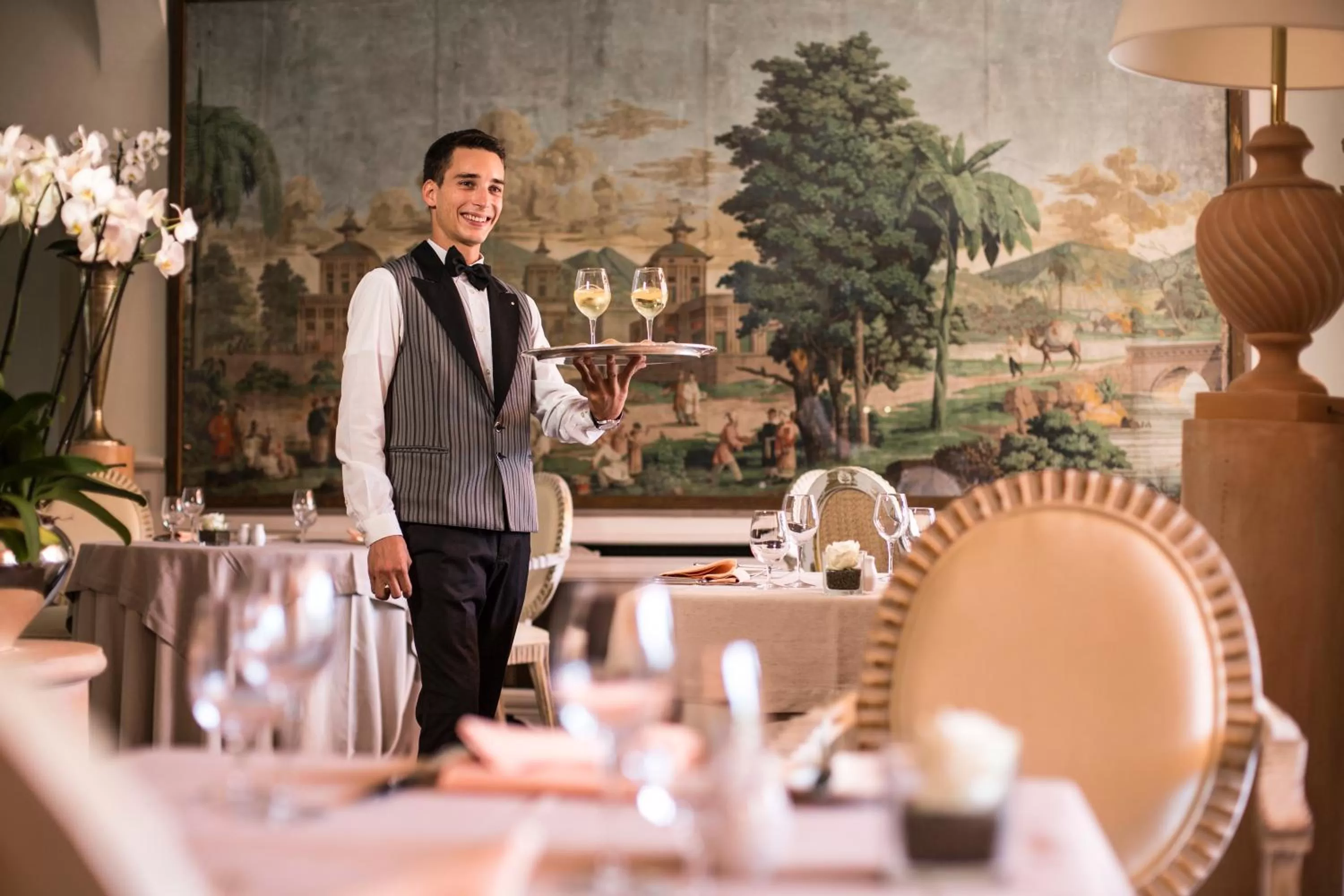 Restaurant/places to eat in Grand Hotel Villa Castagnola