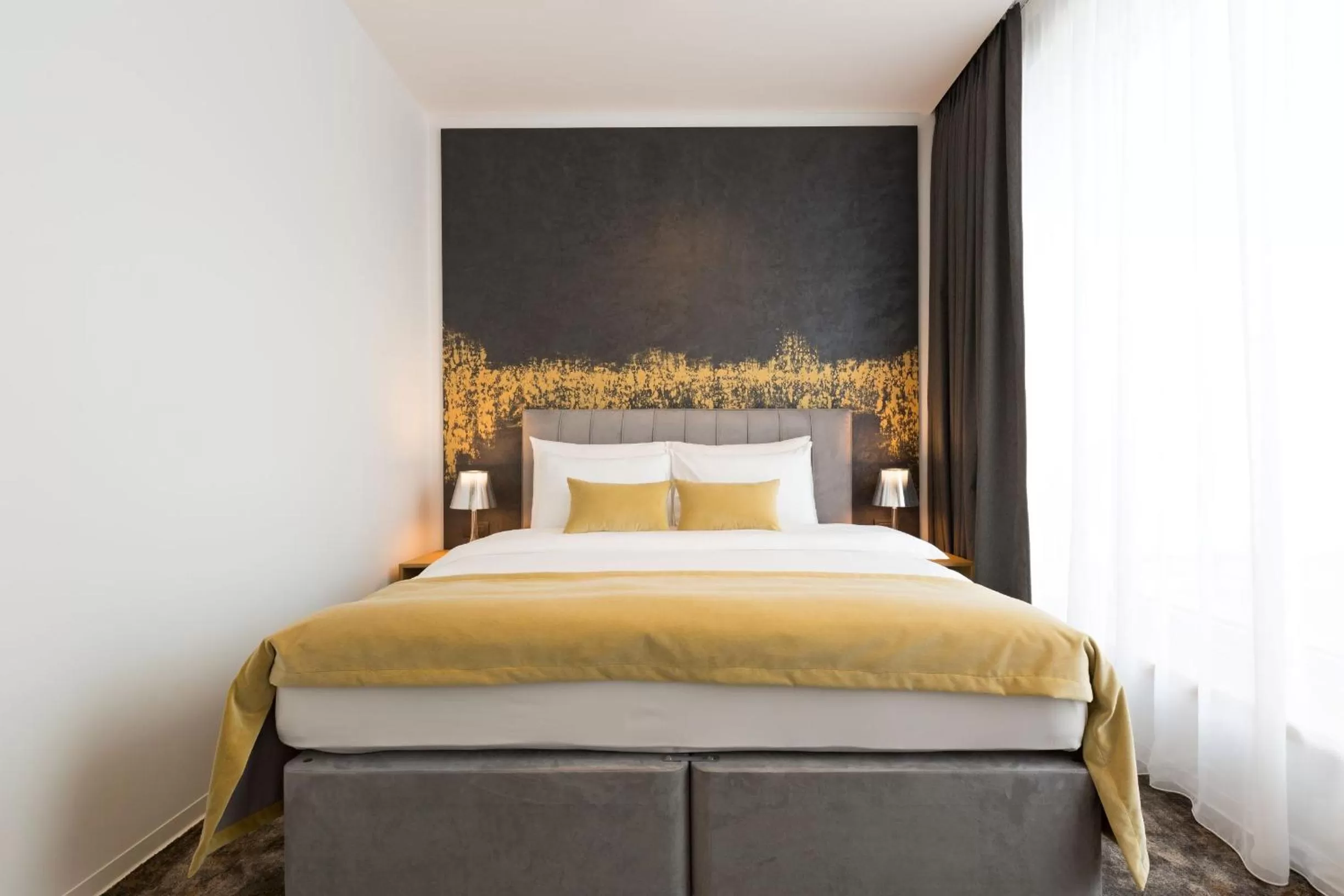 Bed in Boutique Hotel Museum