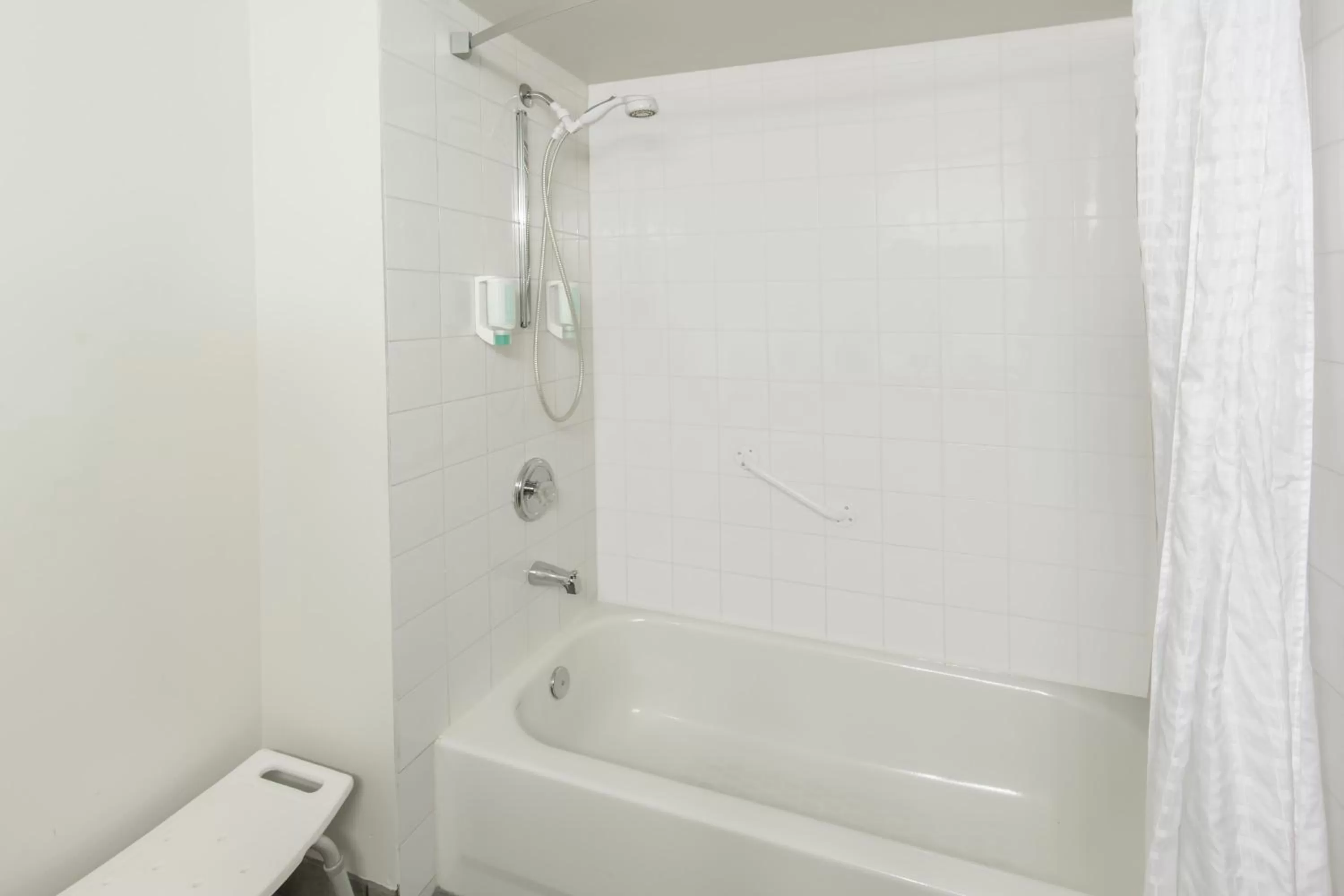 Bathroom in Super 8 by Wyndham Grande Prairie