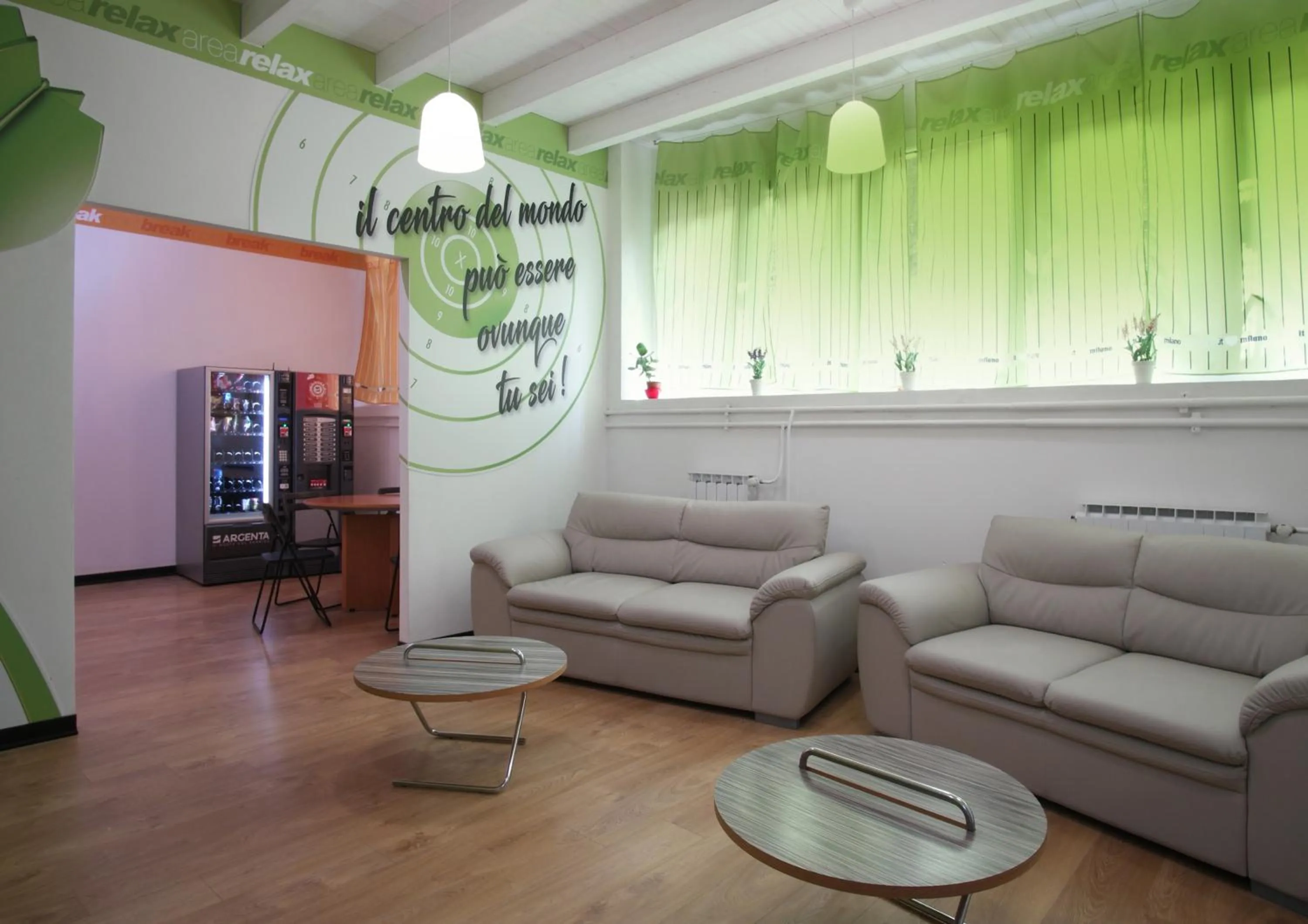 Living room in Milano Ostello