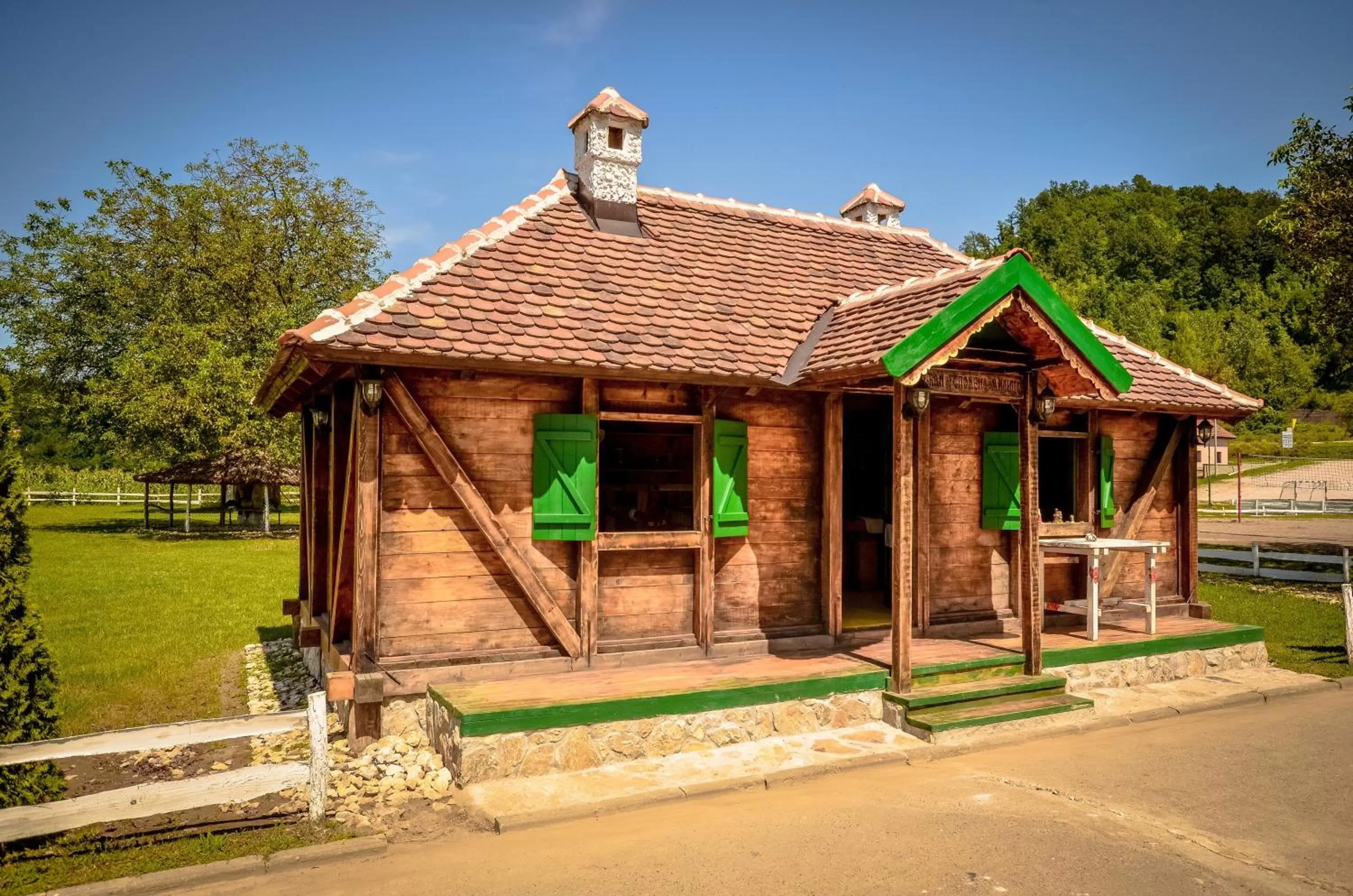 Shopping Area, Property Building in B&B Etno Village Sunčana Reka