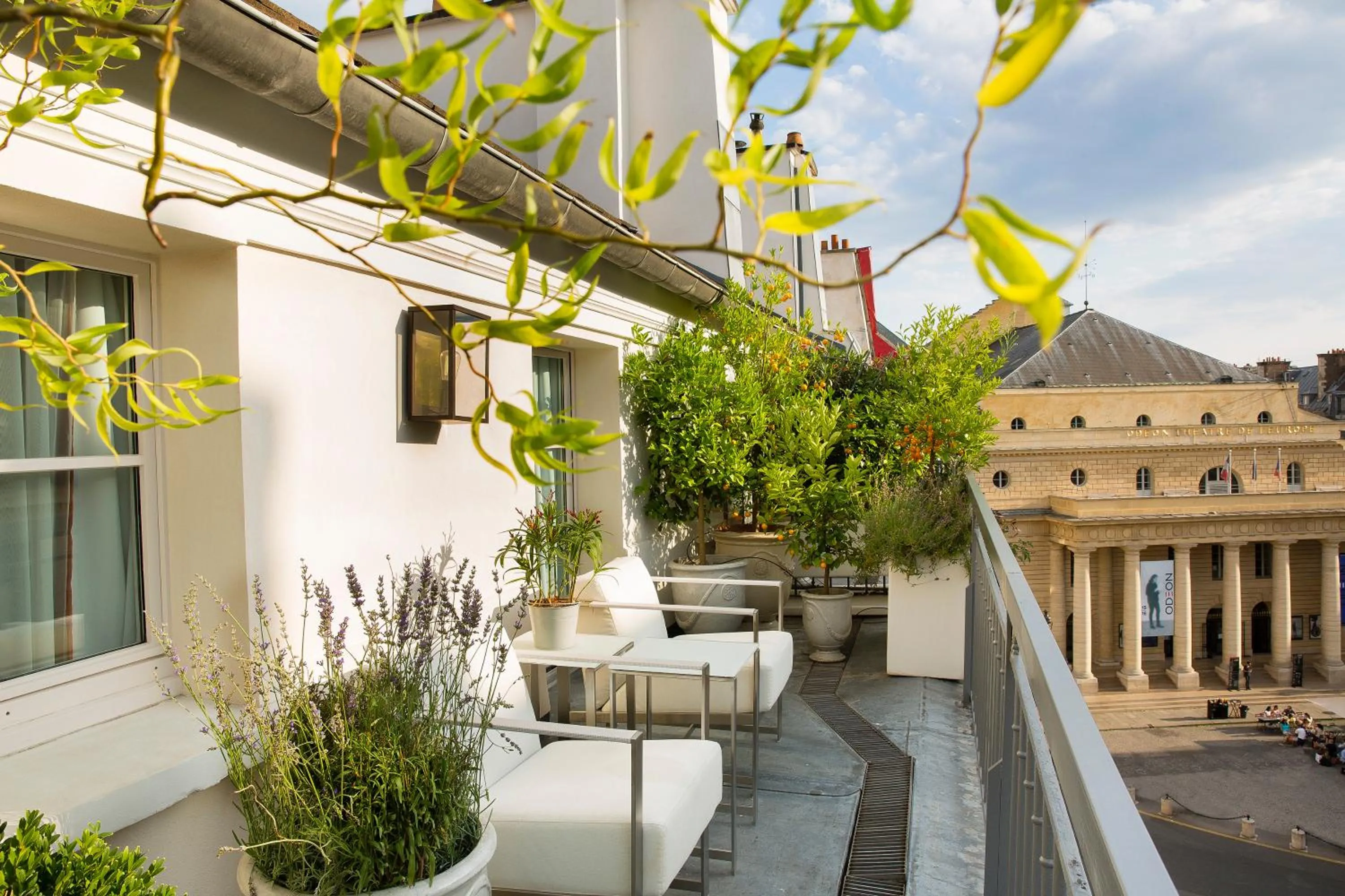 Balcony/Terrace in Hôtel Baume