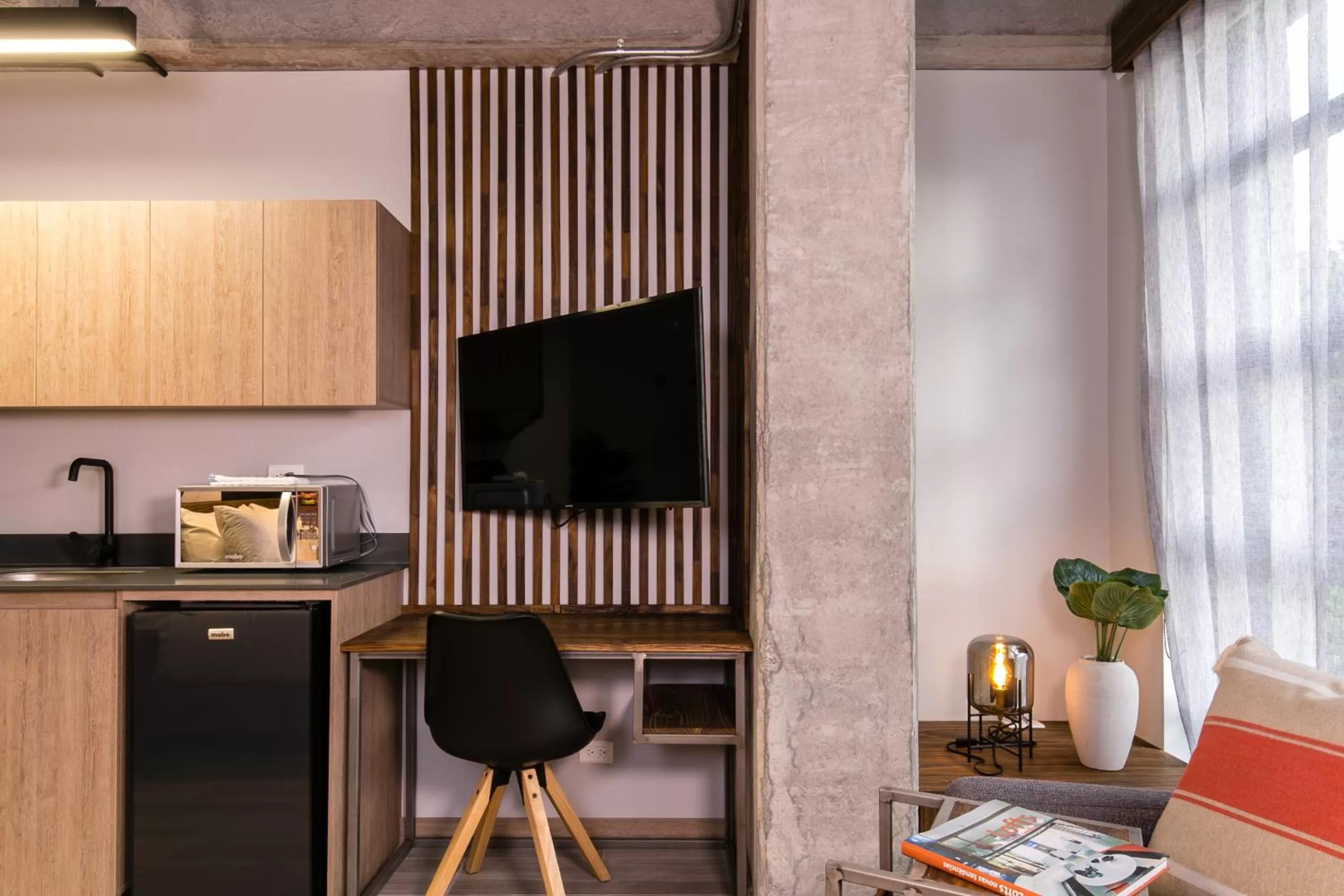 TV and multimedia in Factory Lofts Hotel