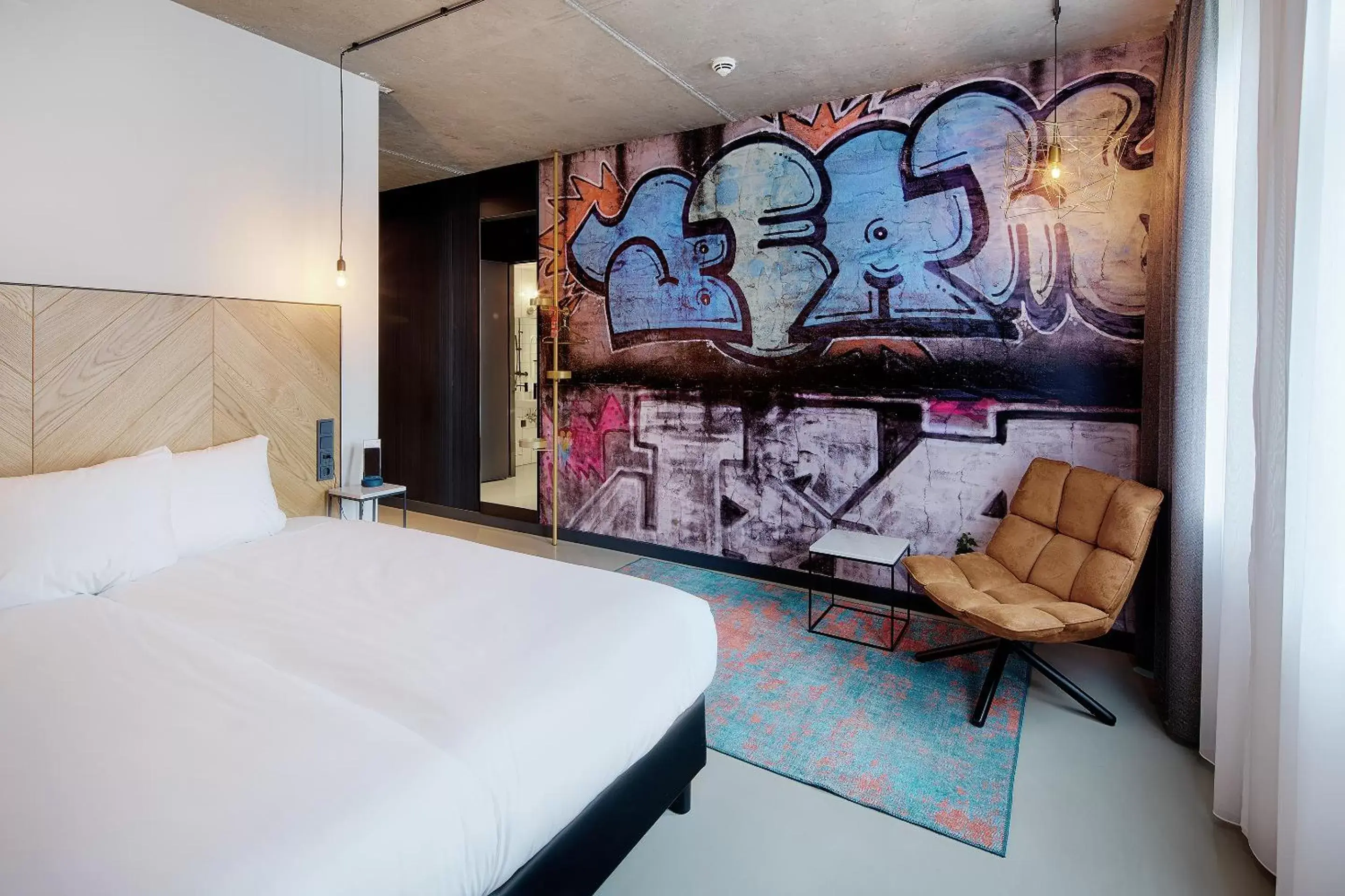 Twin Room - Disability Access in Hotel the Match Twin Room - Disability Access in Hotel the Match