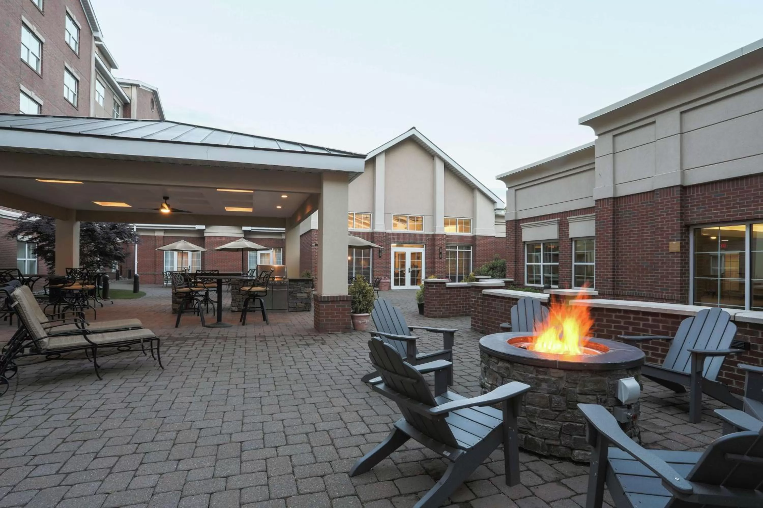 Patio in Homewood Suites by Hilton Albany