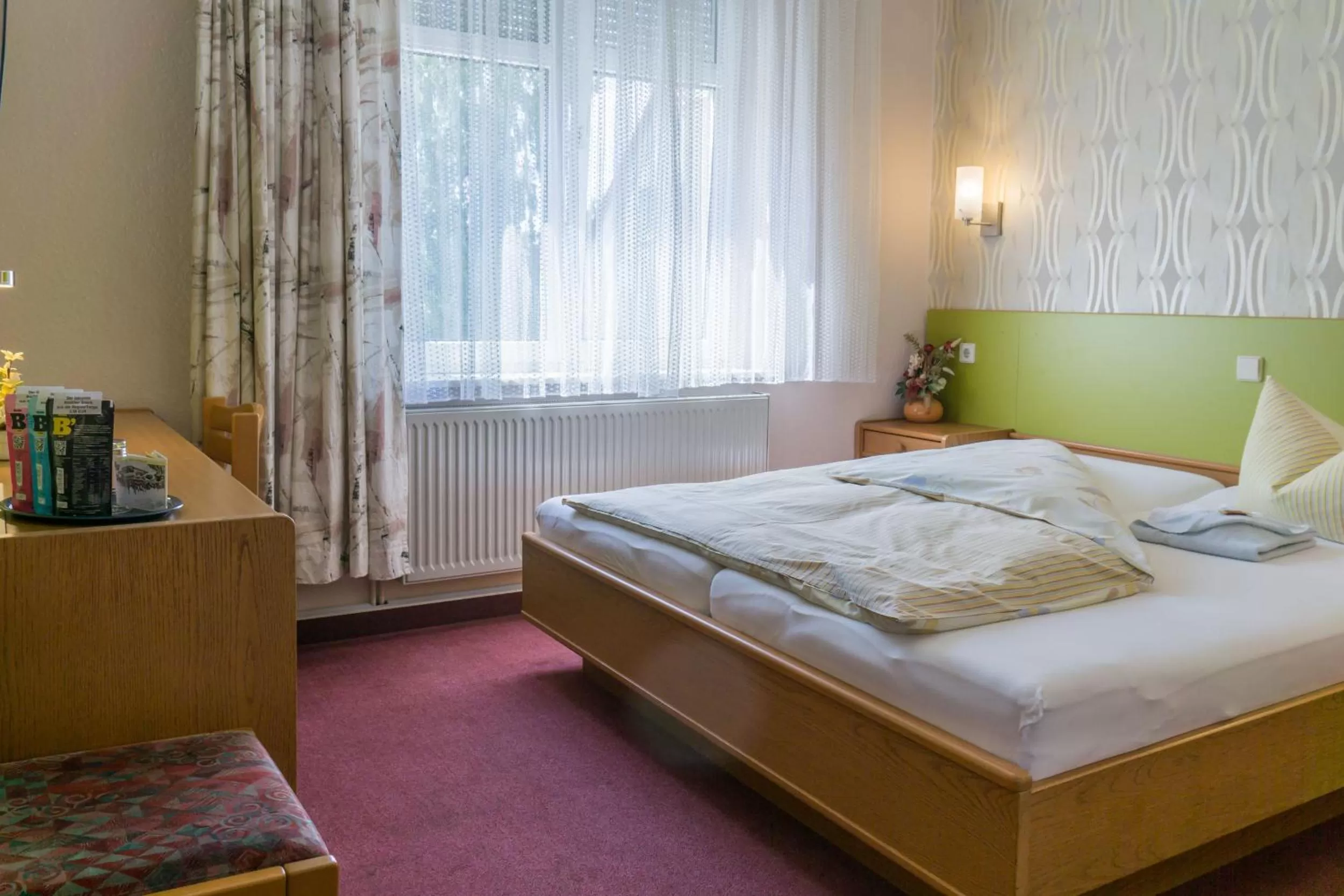 Bed in Hotel zur Post in Wurzen