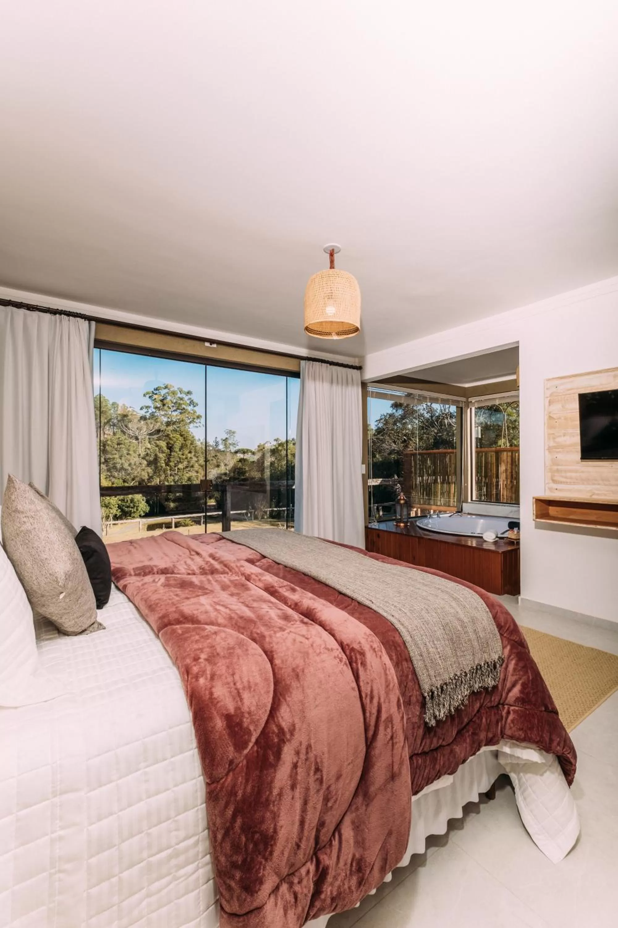 Bed in Pousada Trem Chic