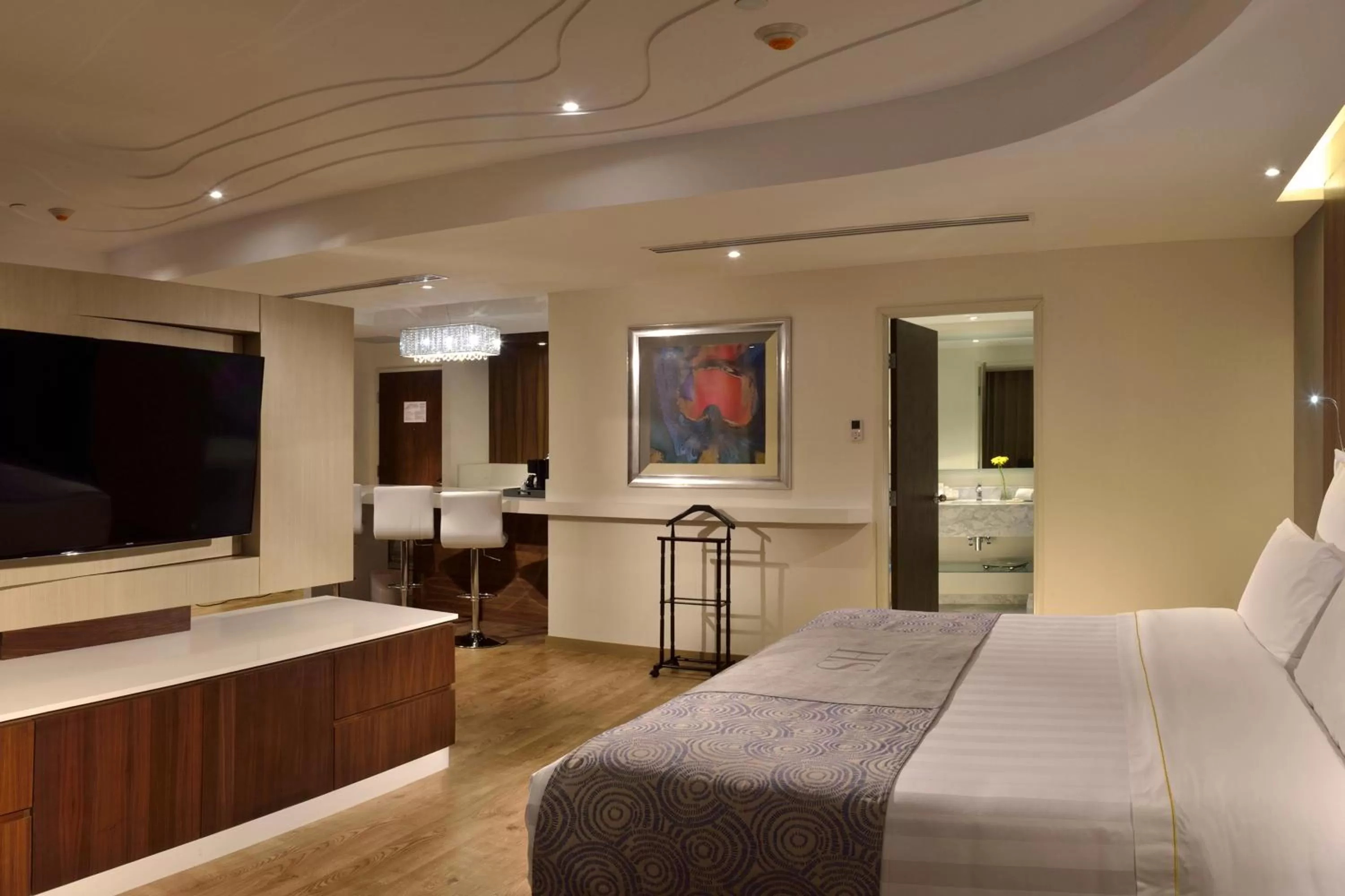 Bed in HS HOTSSON Hotel Irapuato