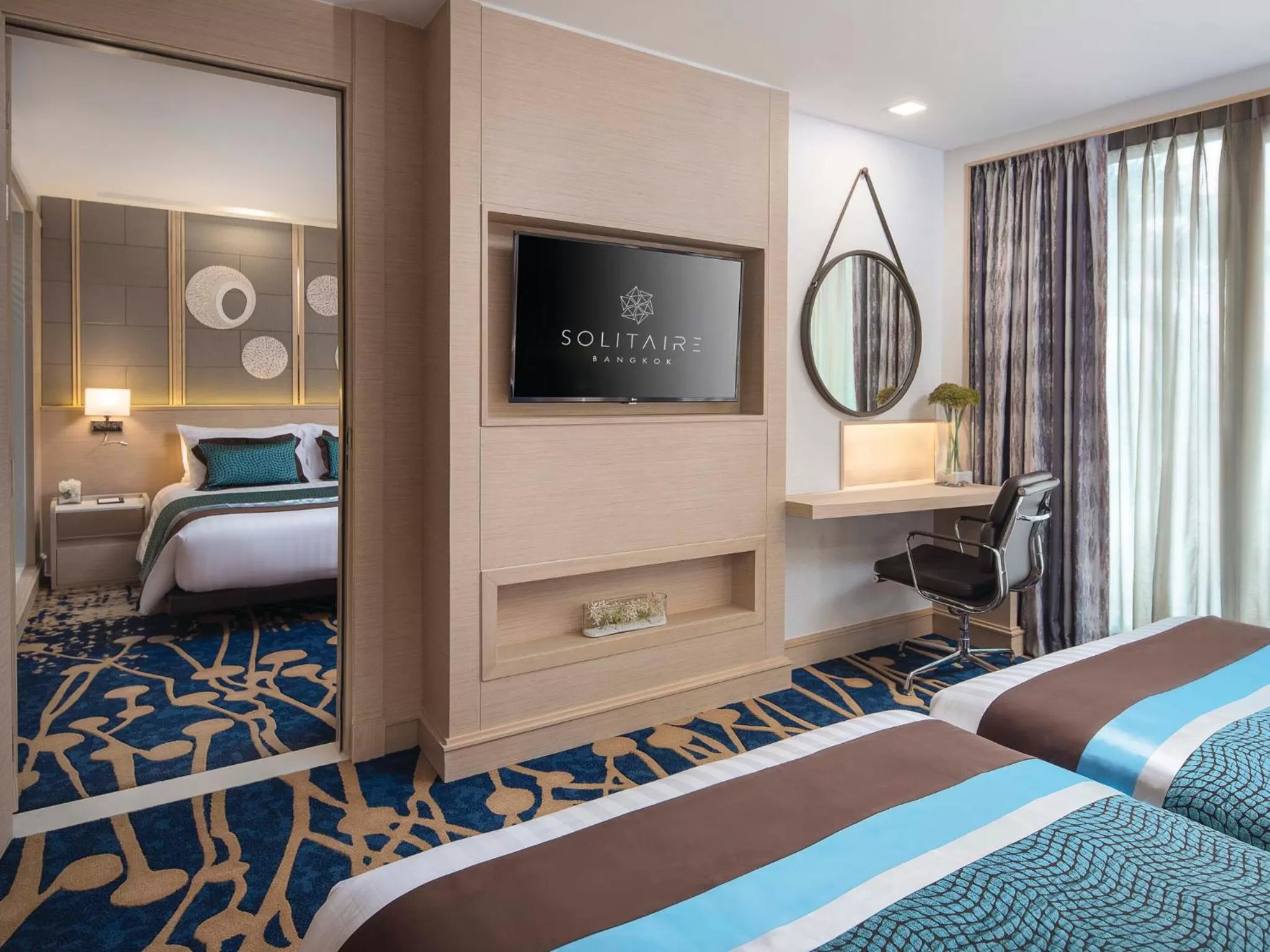 Bedroom, Bed in Solitaire Bangkok Sukhumvit 11