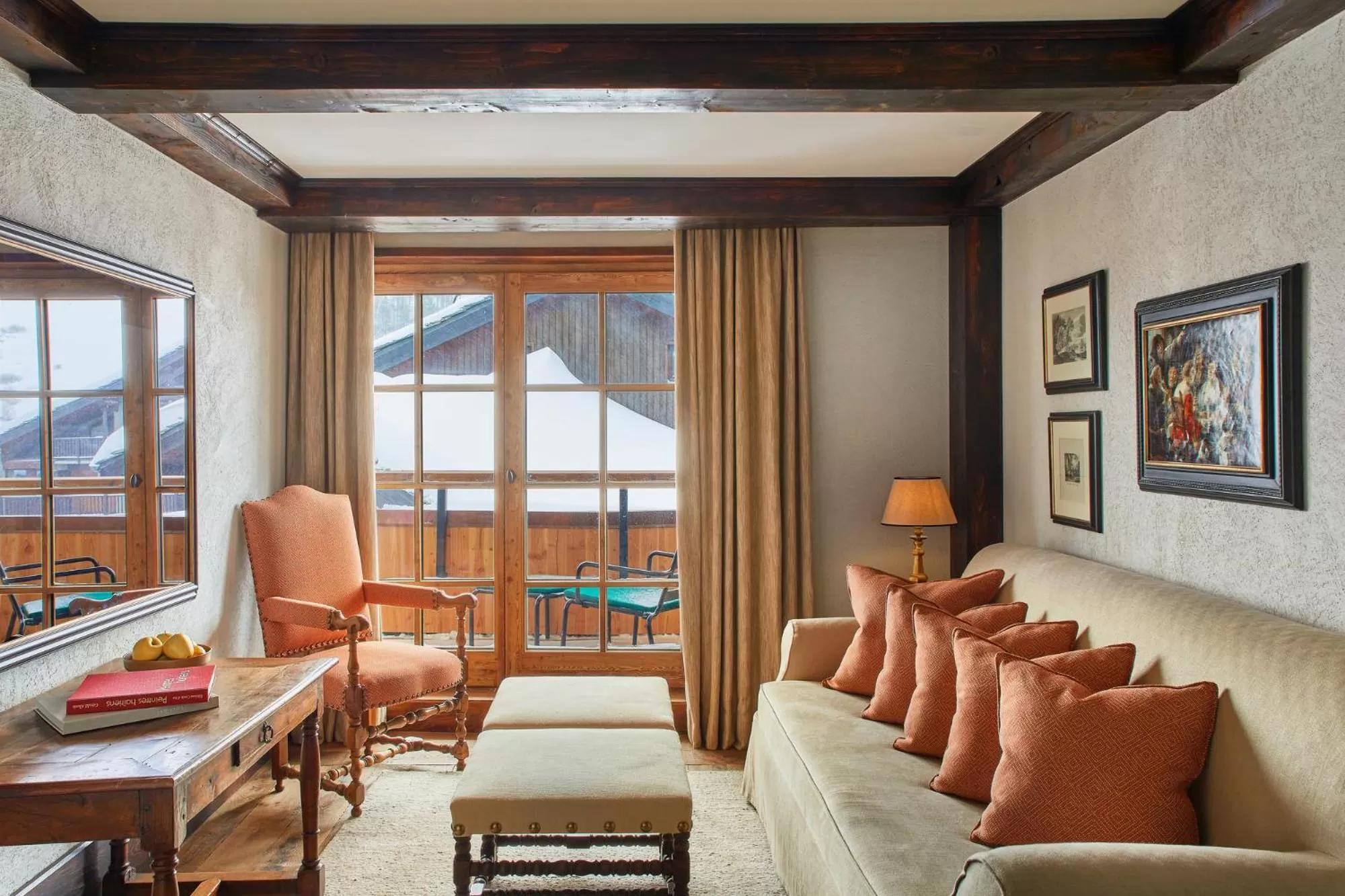 Living room in Airelles Val d'Isère
