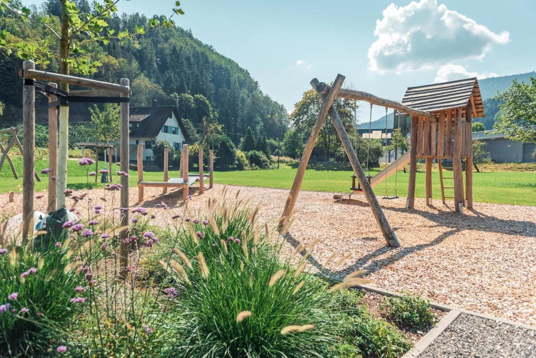 Children play ground in Hotel & Restaurant Mühlenglück