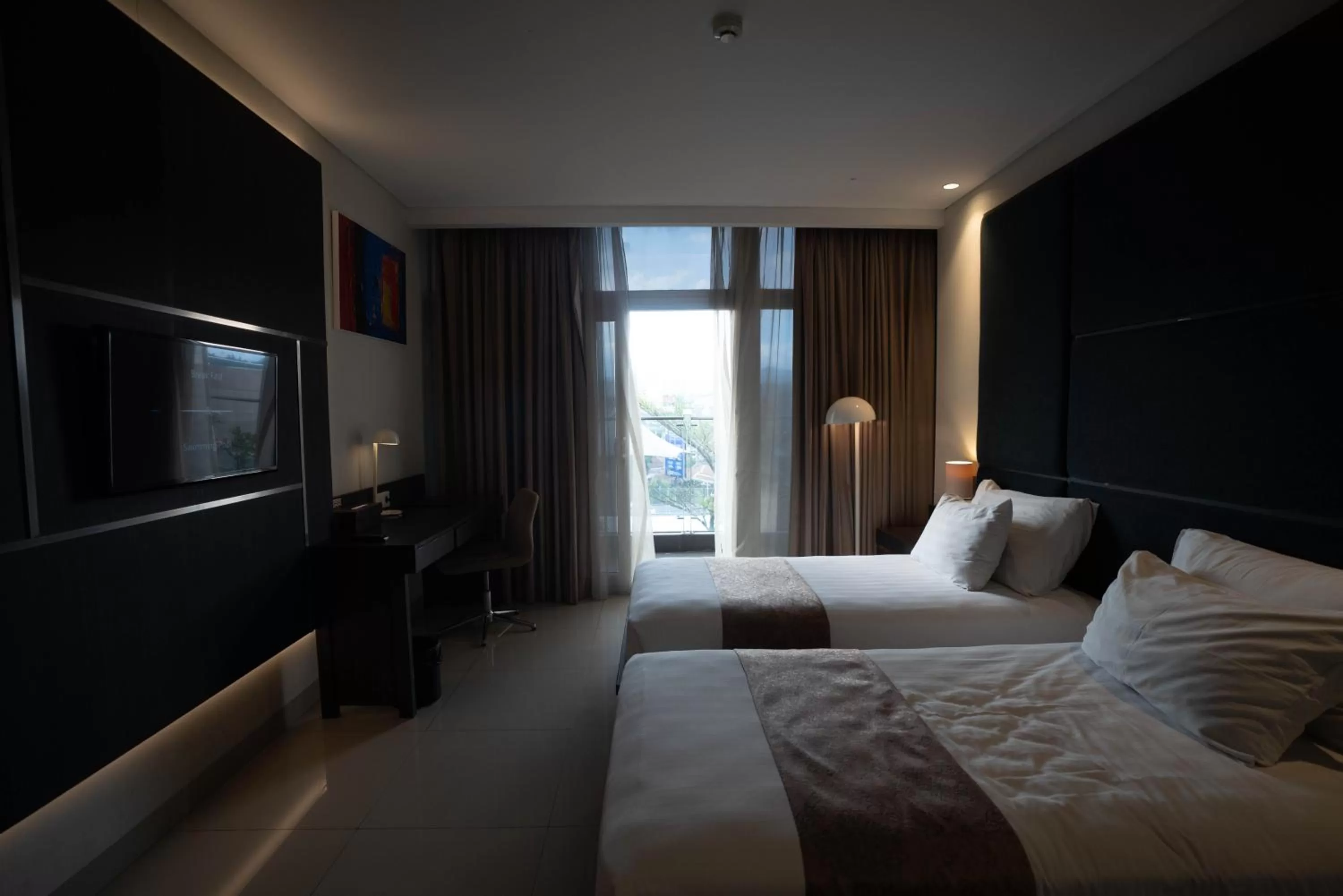 Bed in Grandia Hotel