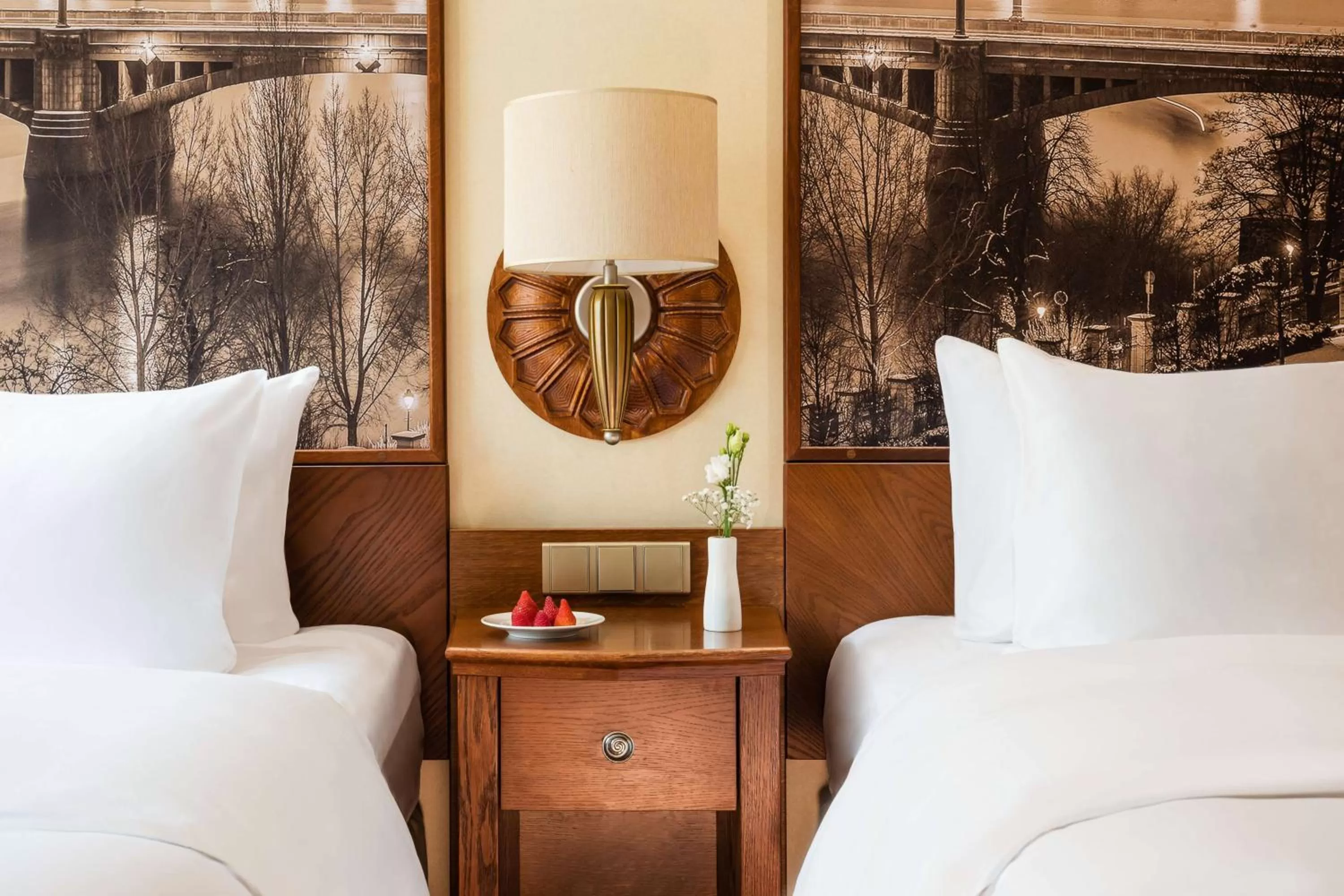 Bedroom, Bed in Lindner Hotel Prague Castle, part of JdV by Hyatt