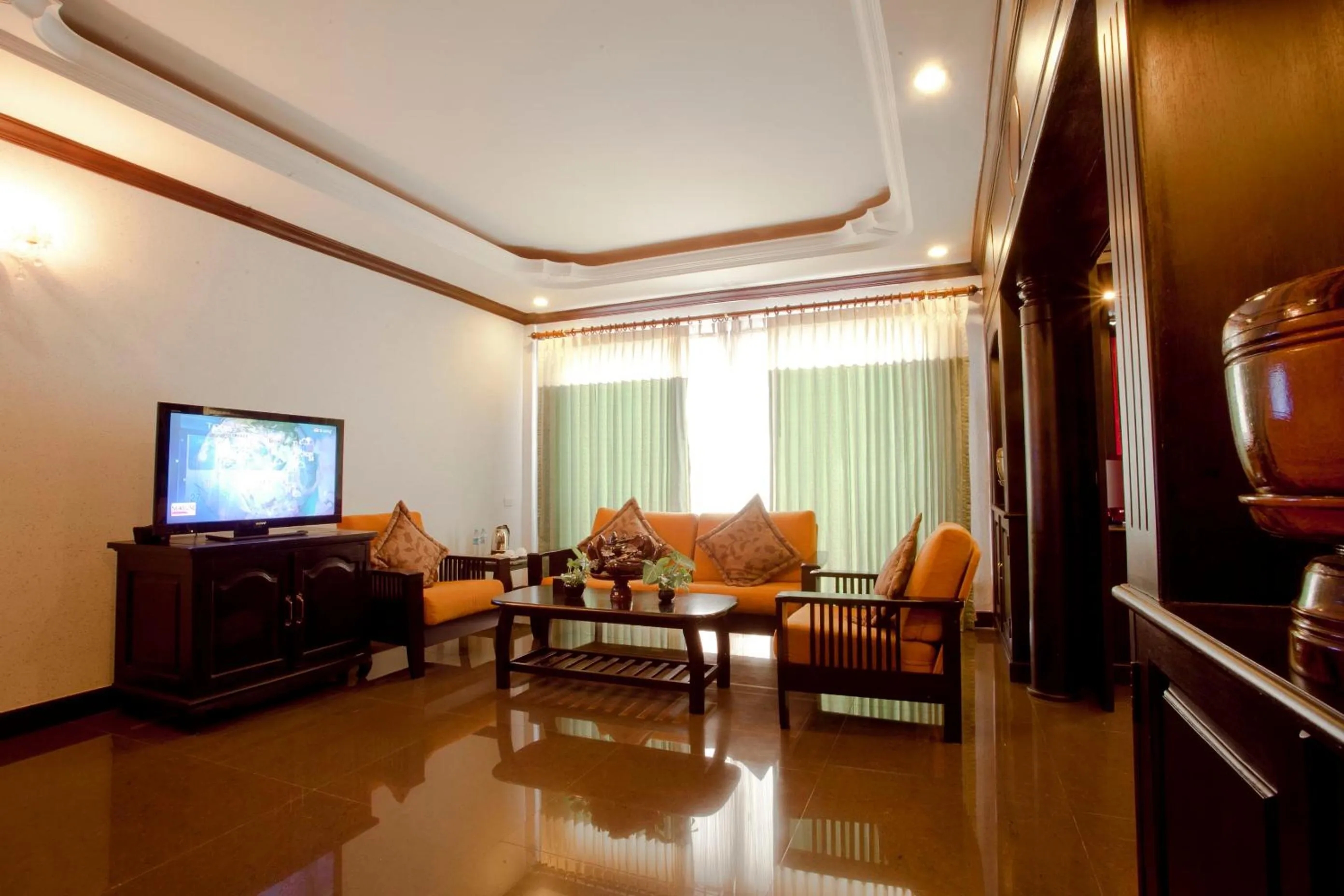 Communal lounge/ TV room in Lucky Angkor Hotel & Spa