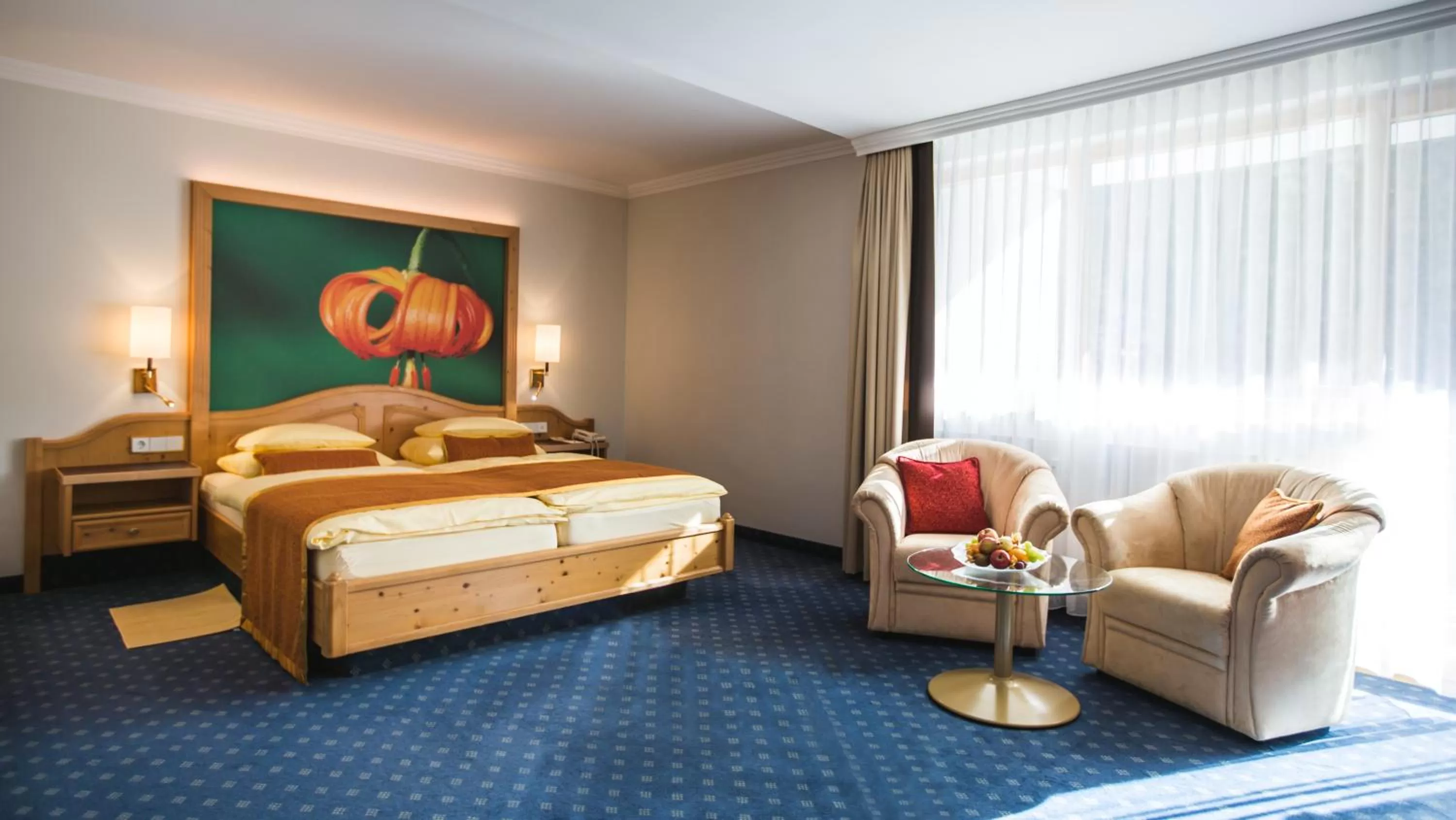 Bed in EUROPÄISCHER HOF Bad Gastein